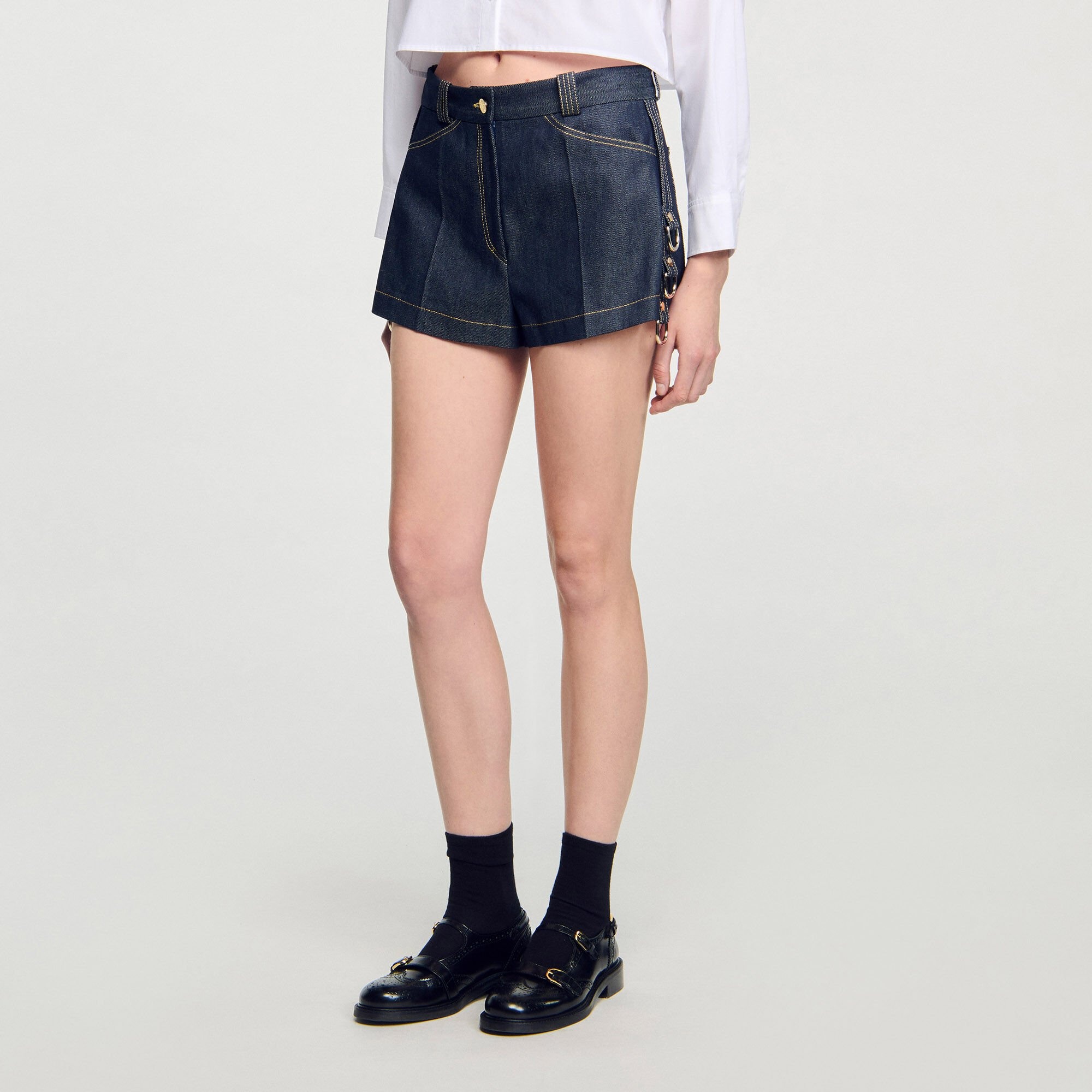 DENIM SHORTS - 4