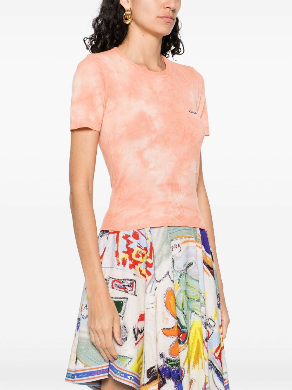 Orb-embroidered t-shirt - 3