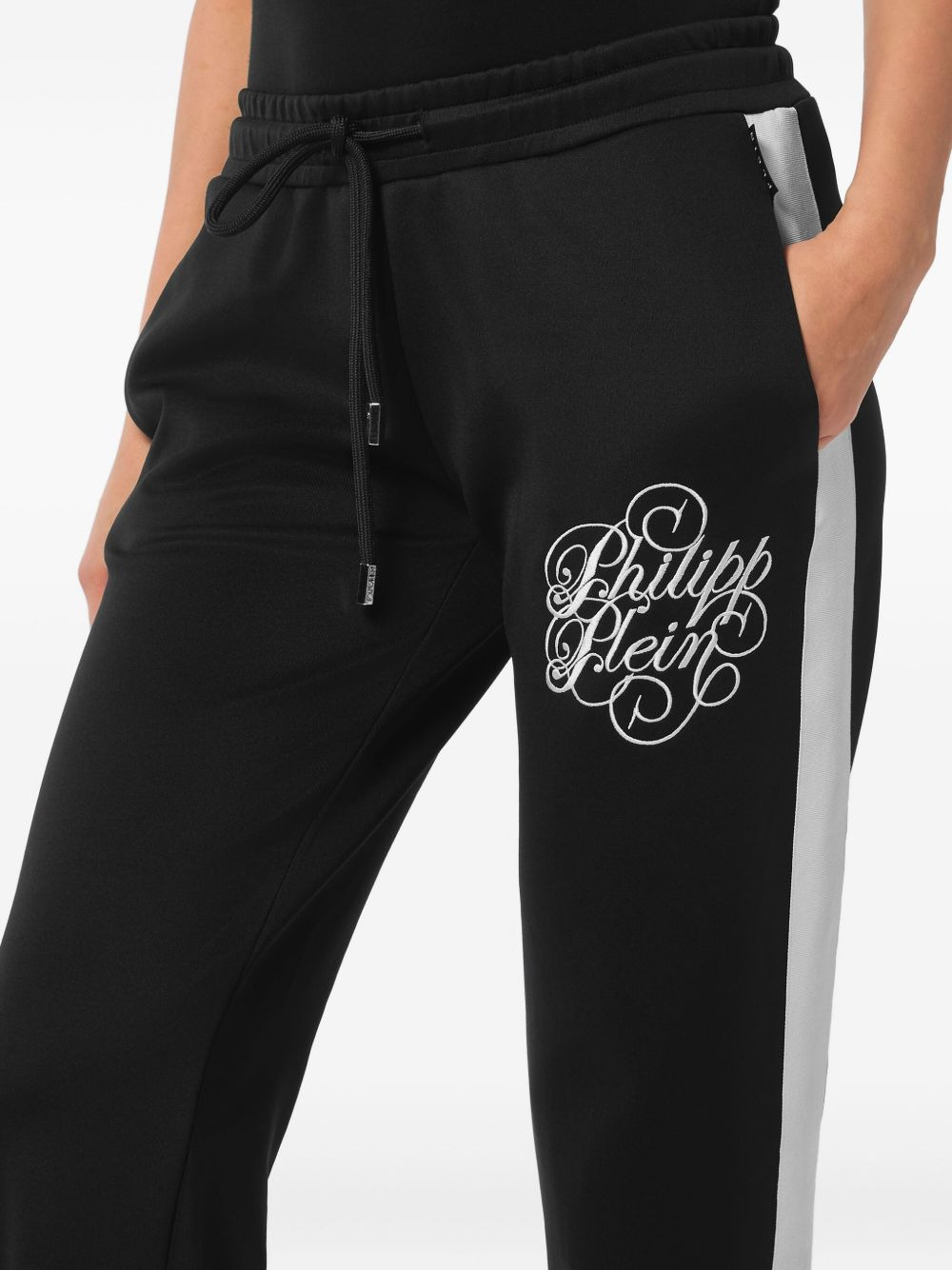 drawstring-waistband trousers - 5