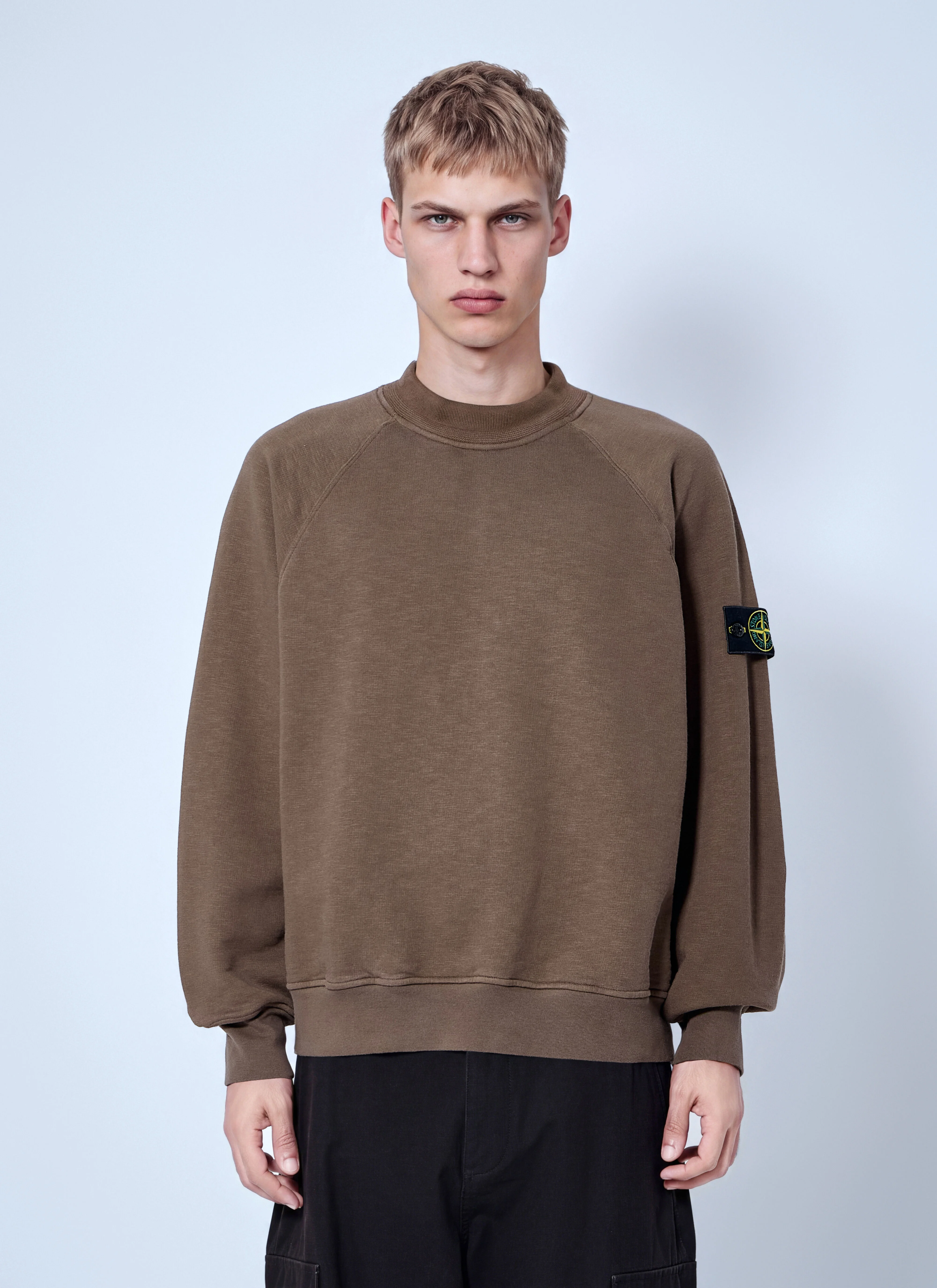 Sweatshirt with Logo Patch - 1