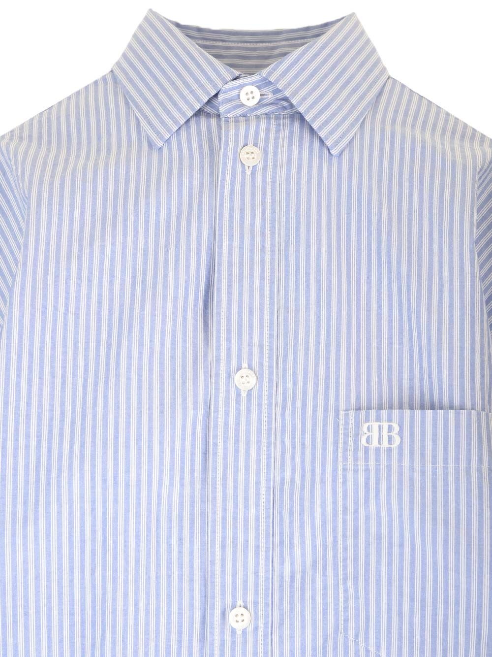 Knotted Shirt Shirts Light Blue - 4