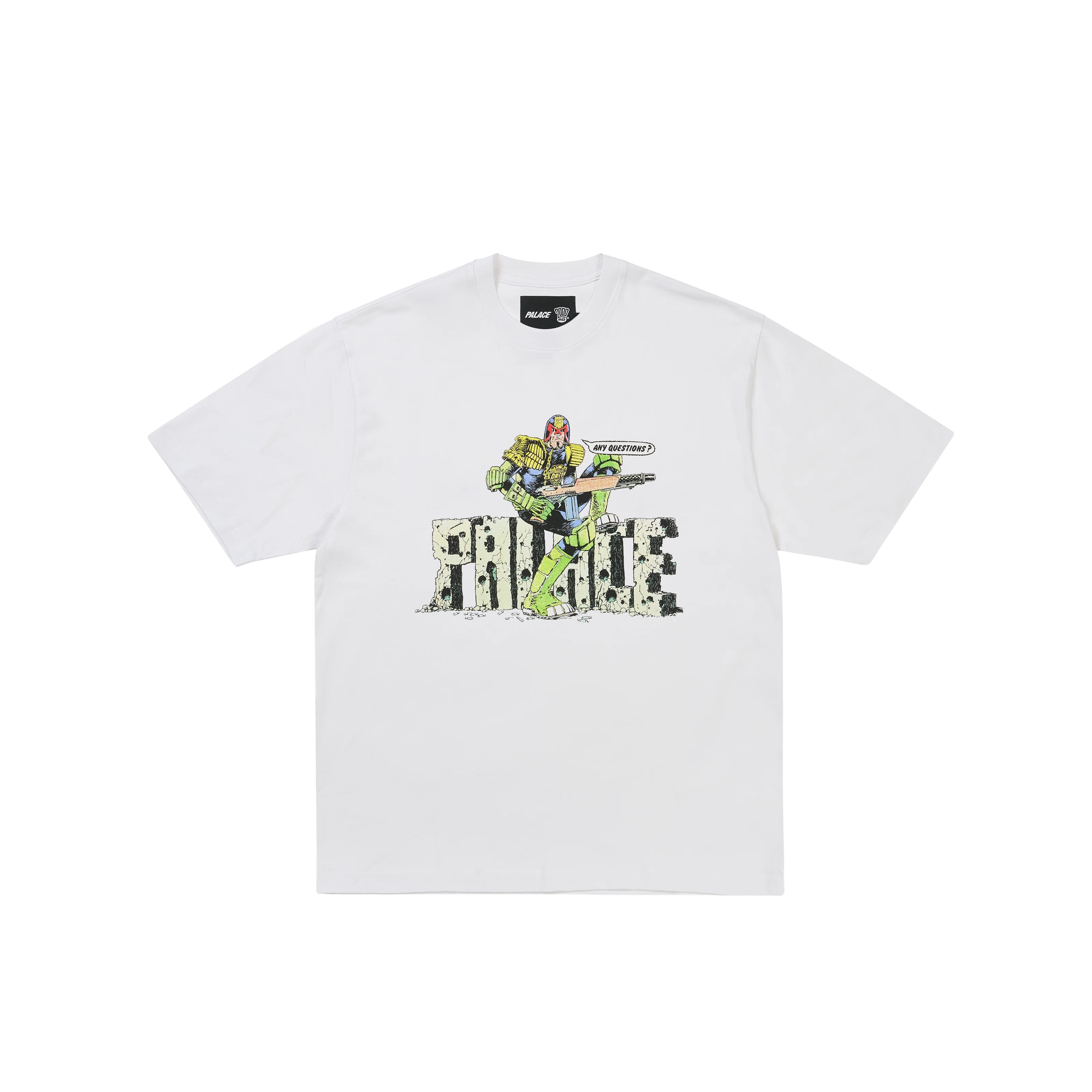JUDGE DREDD T-SHIRT WHITE - 1