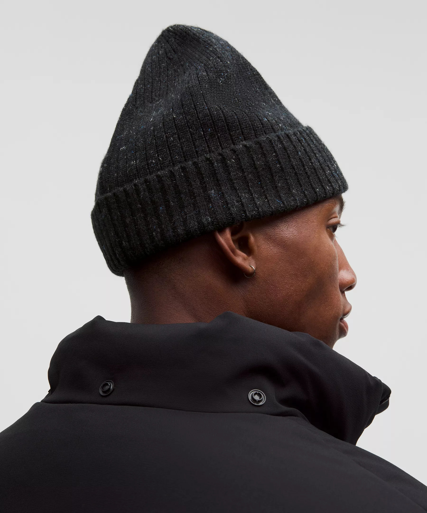 Ribbed Merino Wool Beanie - 3