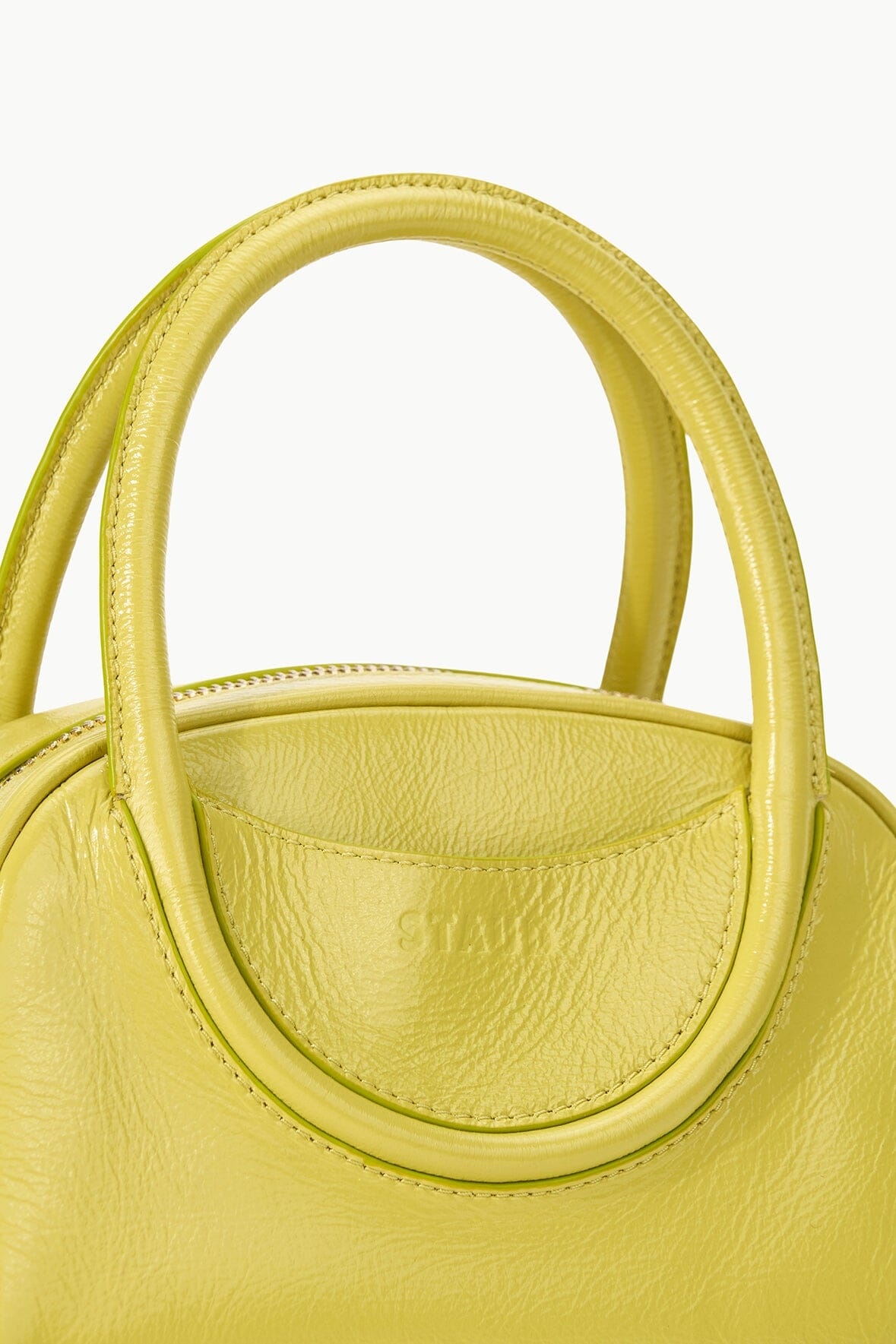 STAUD MAUDE MINI BOWLER BAG PEAR - 5