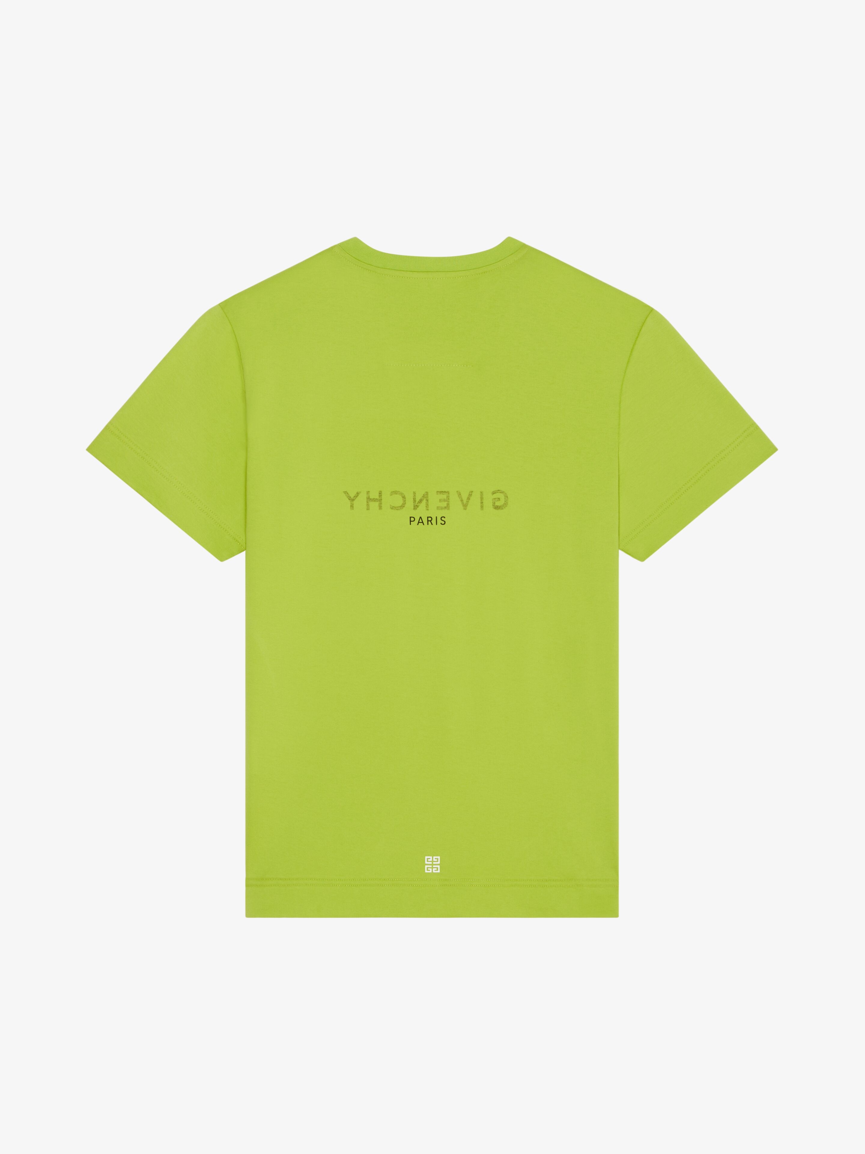 SLIM FIT T-SHIRT IN GIVENCHY REVERSE PRINT - 5