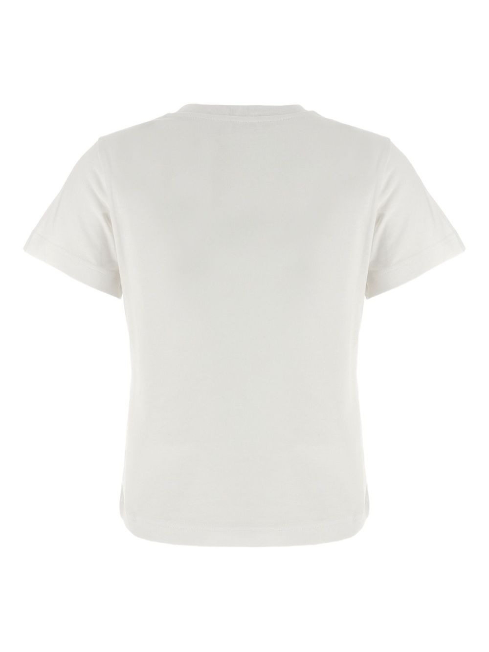 embroidered cursive-logo cotton T-shirt - 2