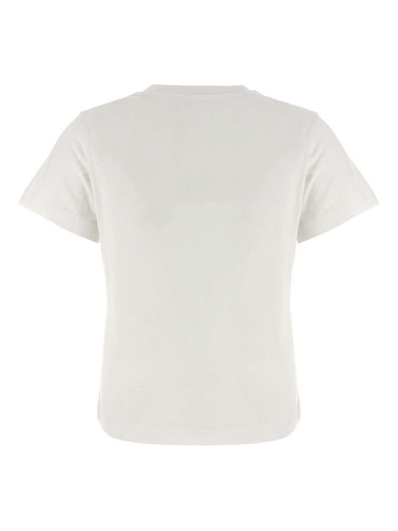 Moncler embroidered cursive-logo cotton T-shirt outlook
