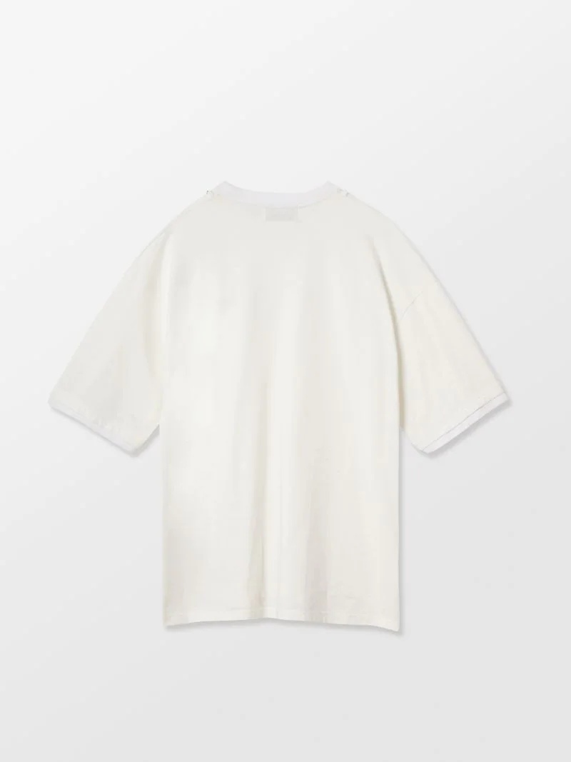 CHAIN COLLAR T-SHIRT - 8
