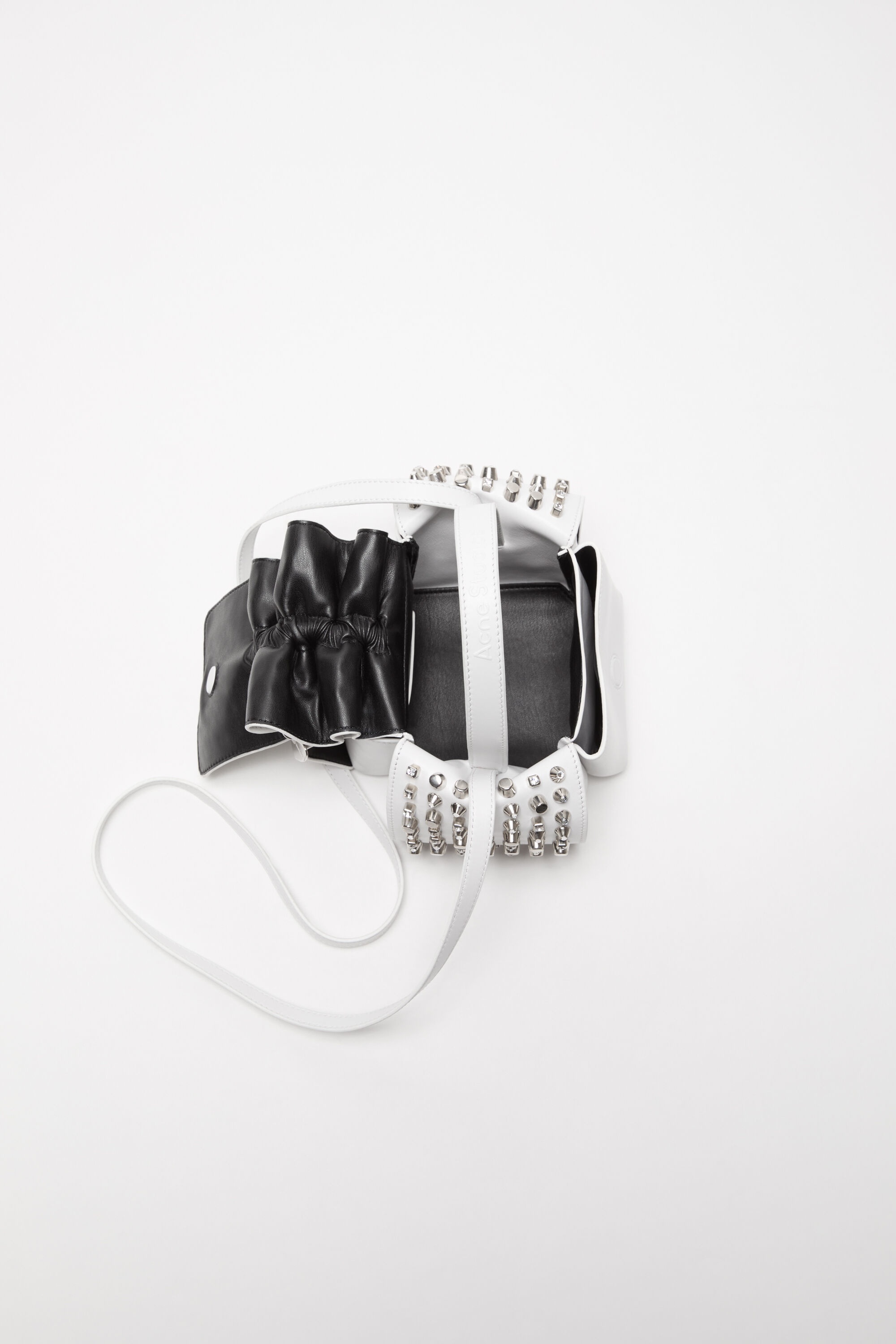 Multipocket mini studs bag - White - 6