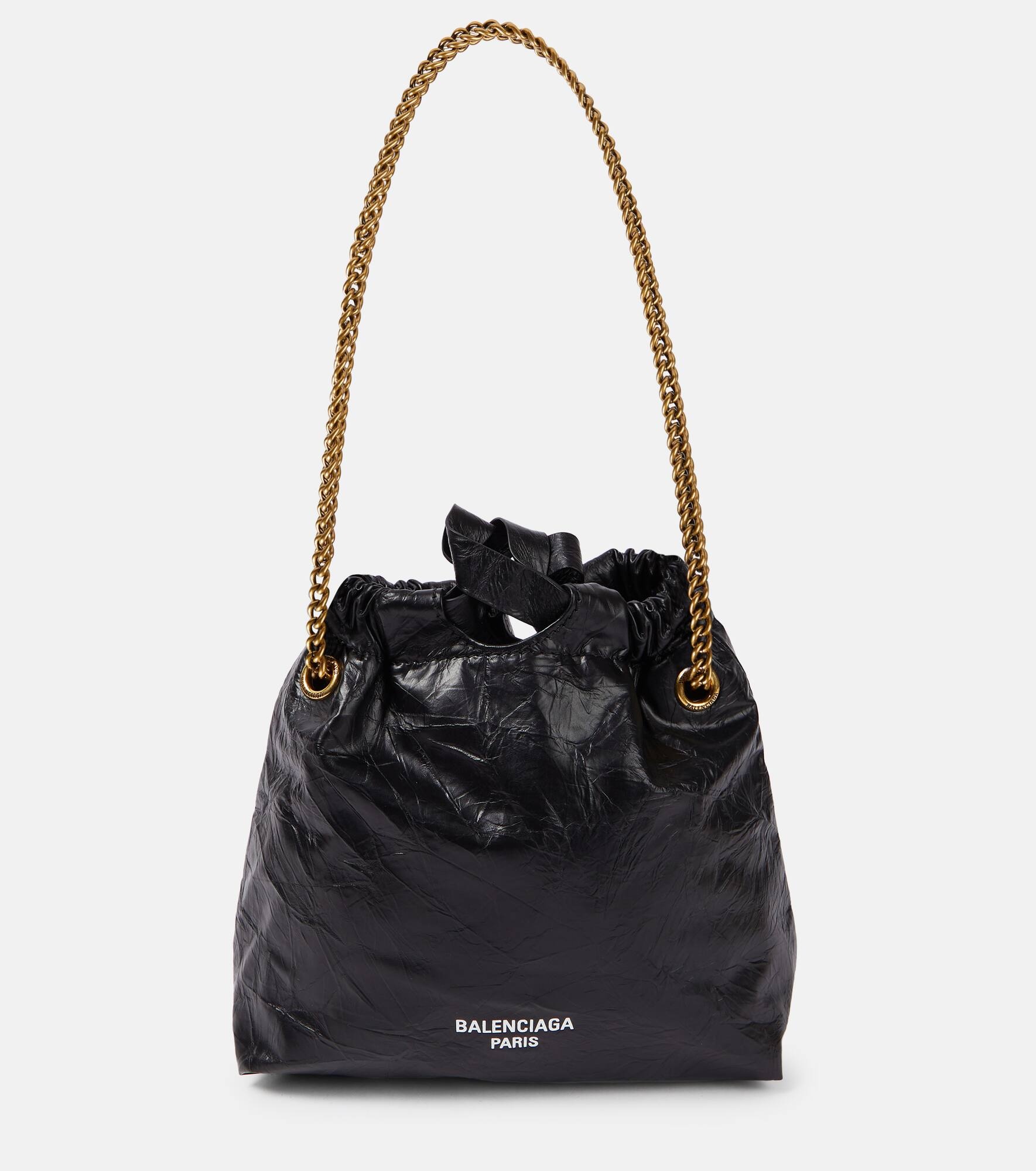 Crush Mini leather tote bag - 1