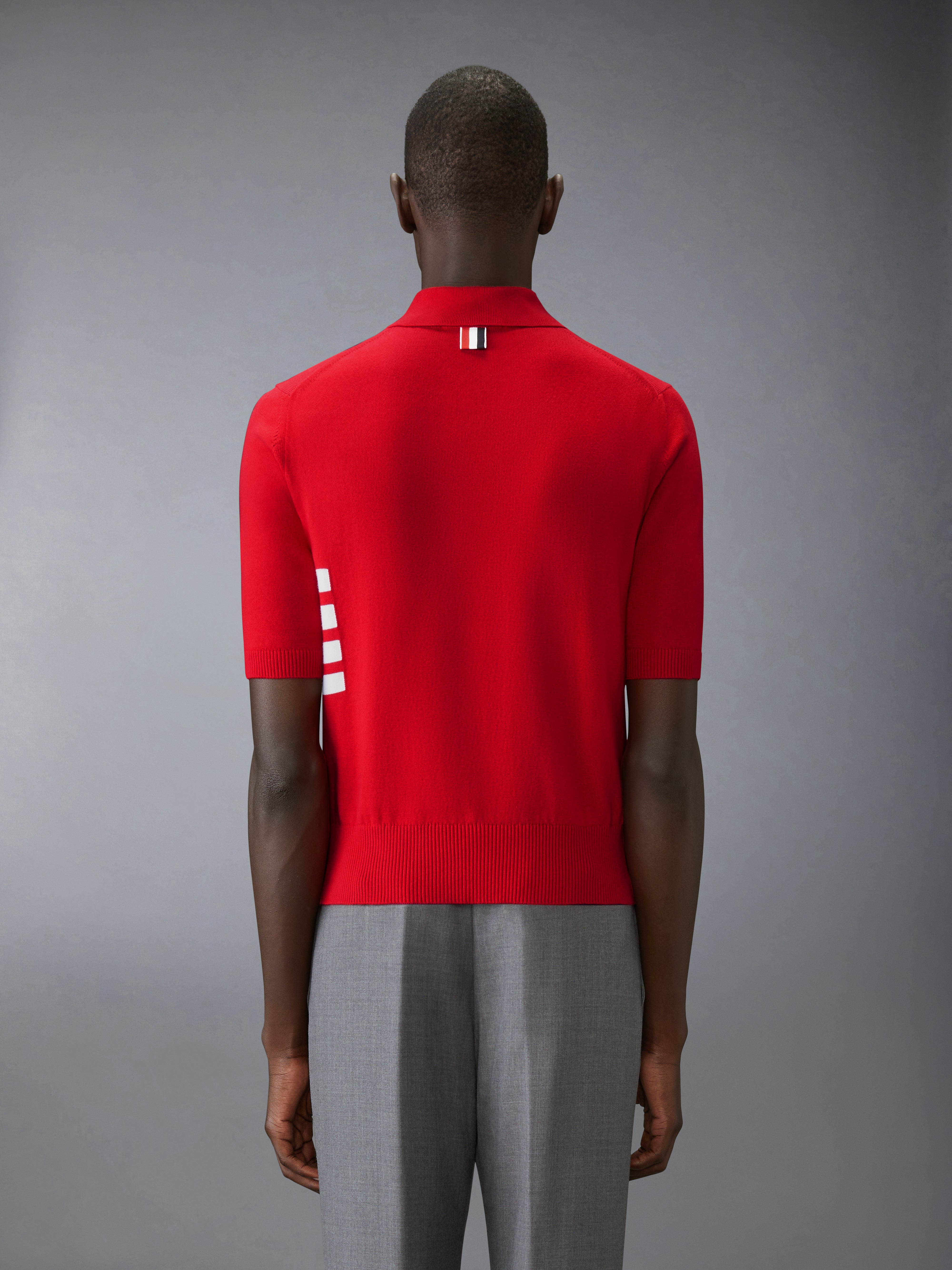 Cotton 4-Bar Relaxed Fit Polo - 3