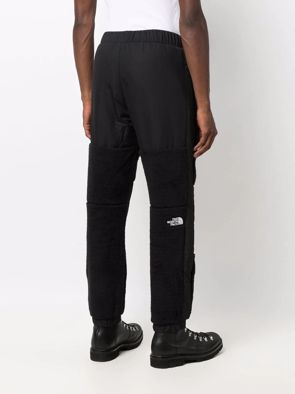 fleece-panelled track pants - 4