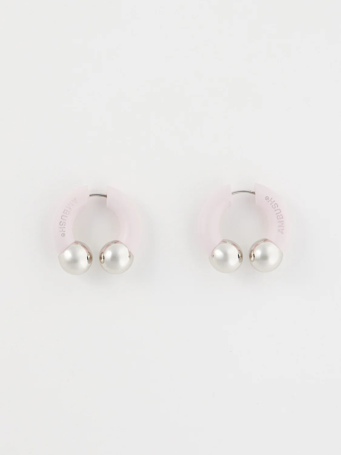 COLORED BARBELL EARRINGS S - 1