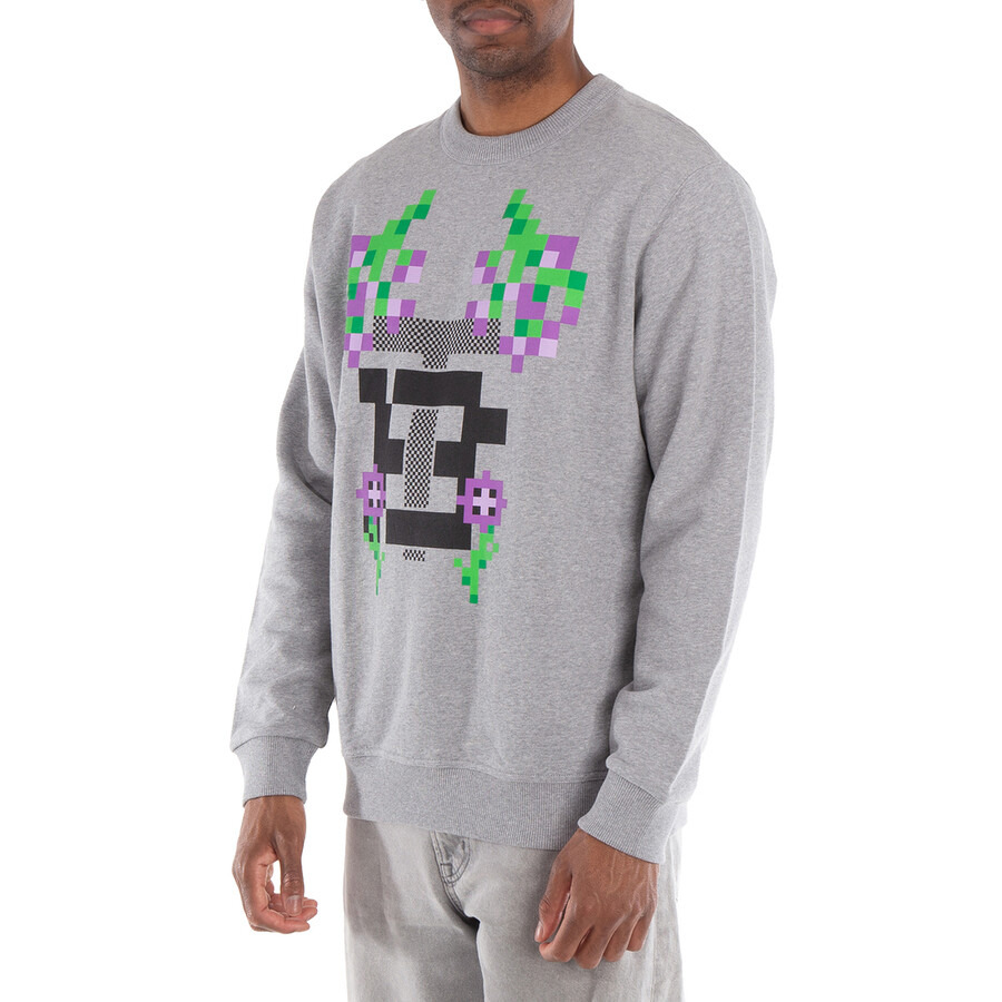 Burberry x Minecraft Falconer Monogram Motif Print Cotton Sweatshirt - 2