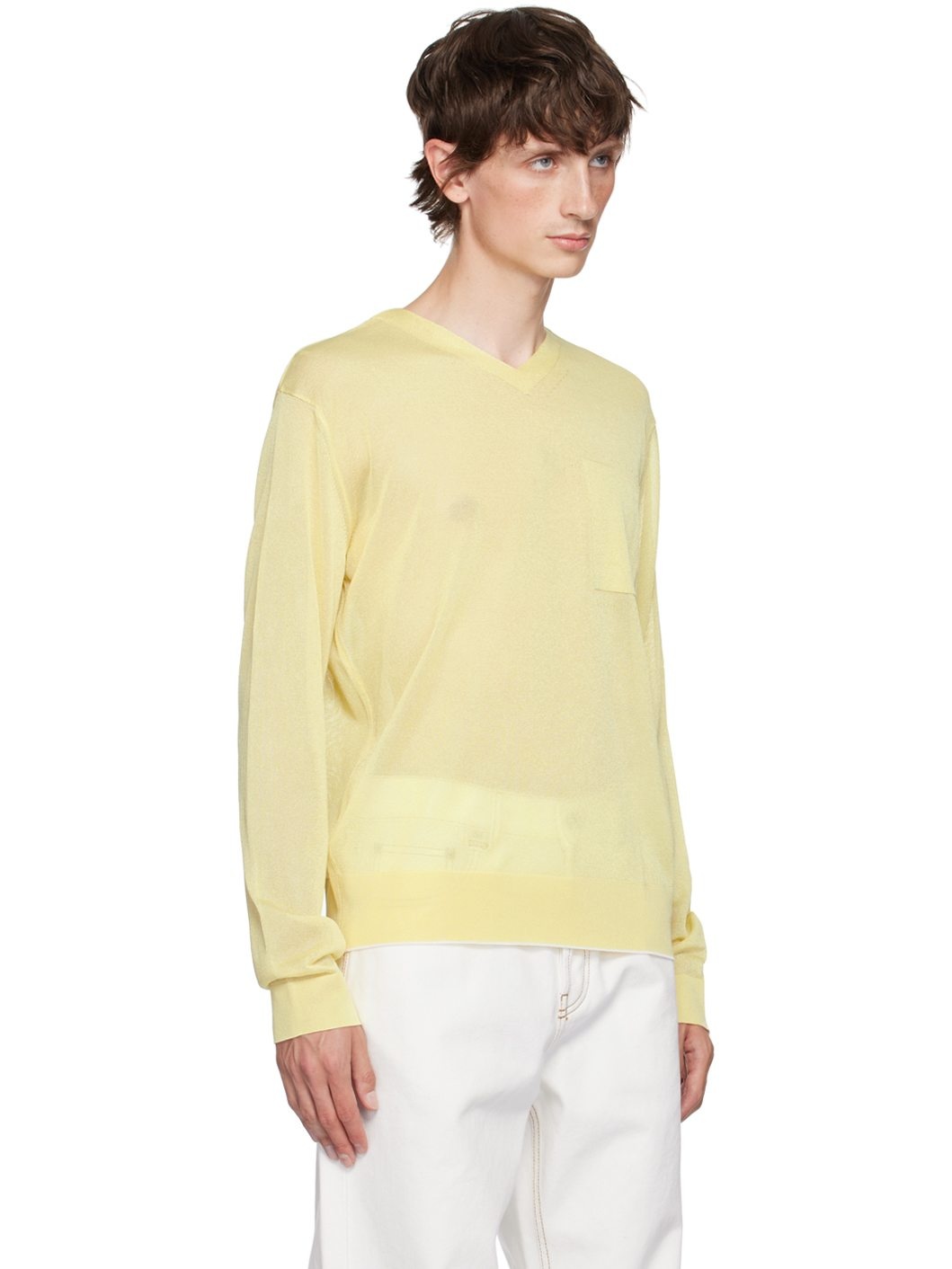 Yellow La Casa 'La maille Paseo' Sweater - 2