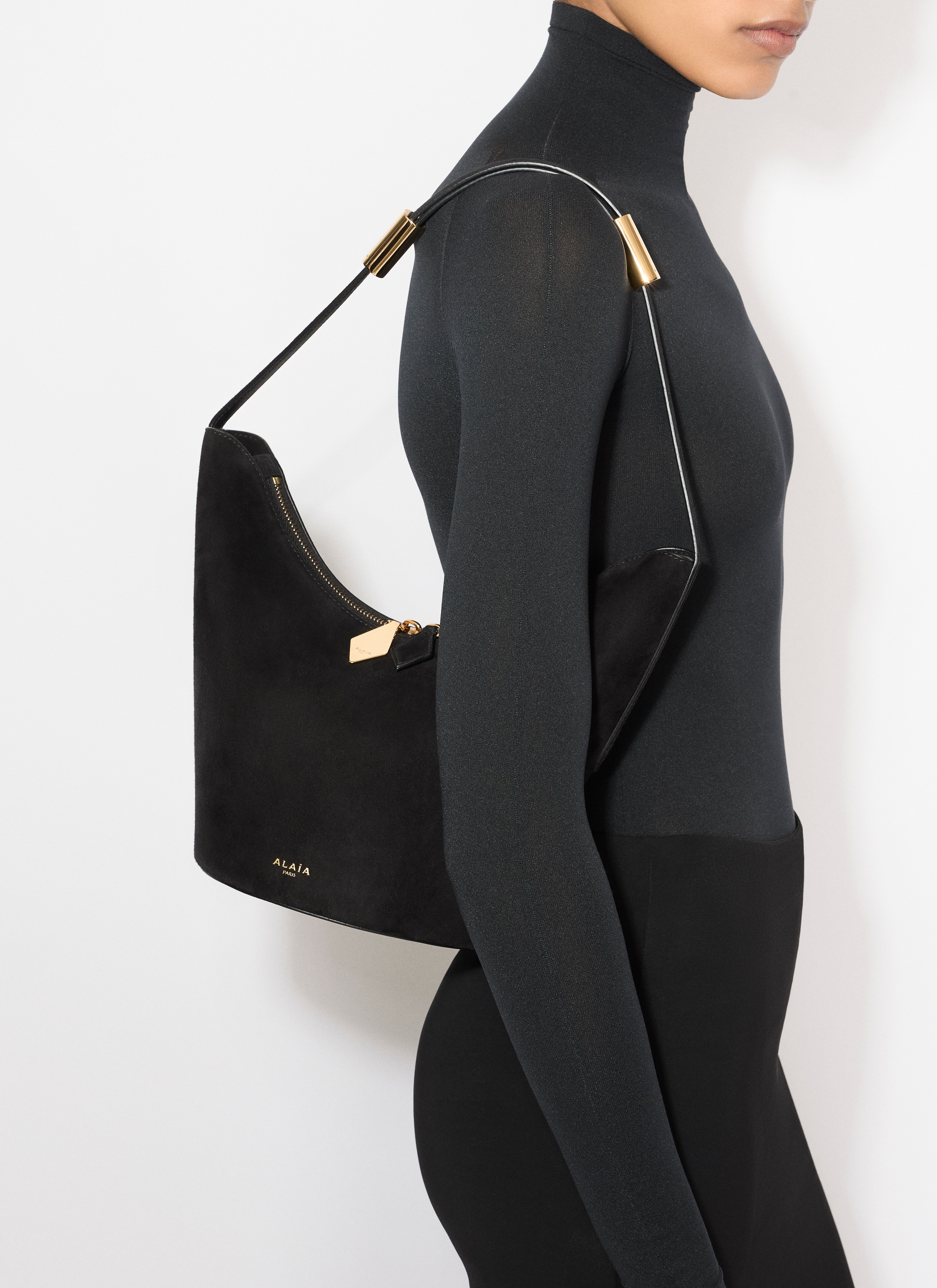 SHAPE SMALL BAG IN SUEDE GOATSKIN AND CALFSKIN - 2
