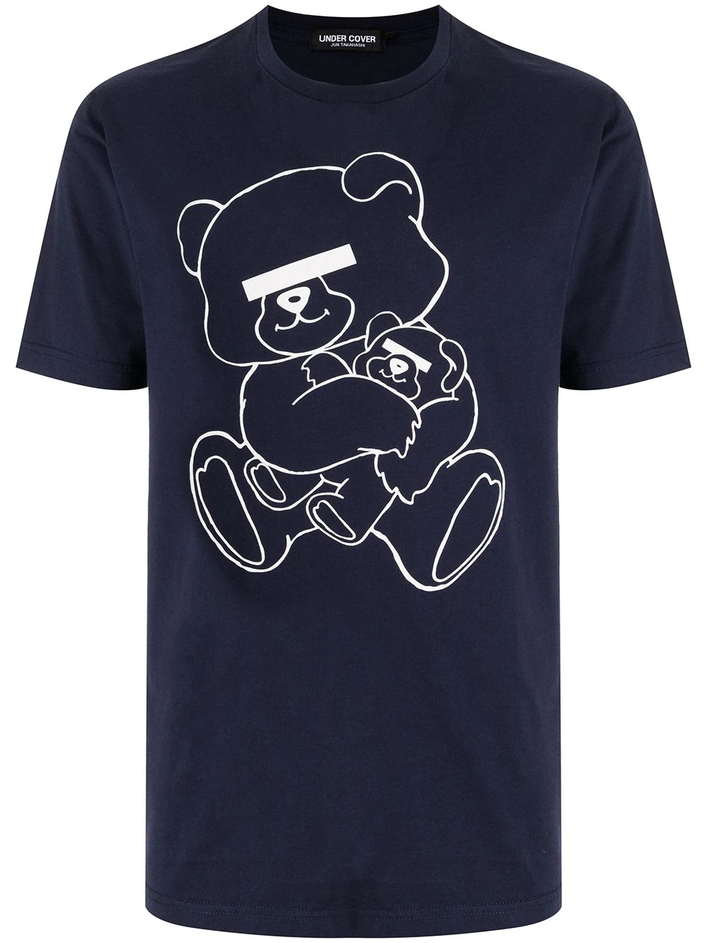 teddy bear print T-shirt - 1