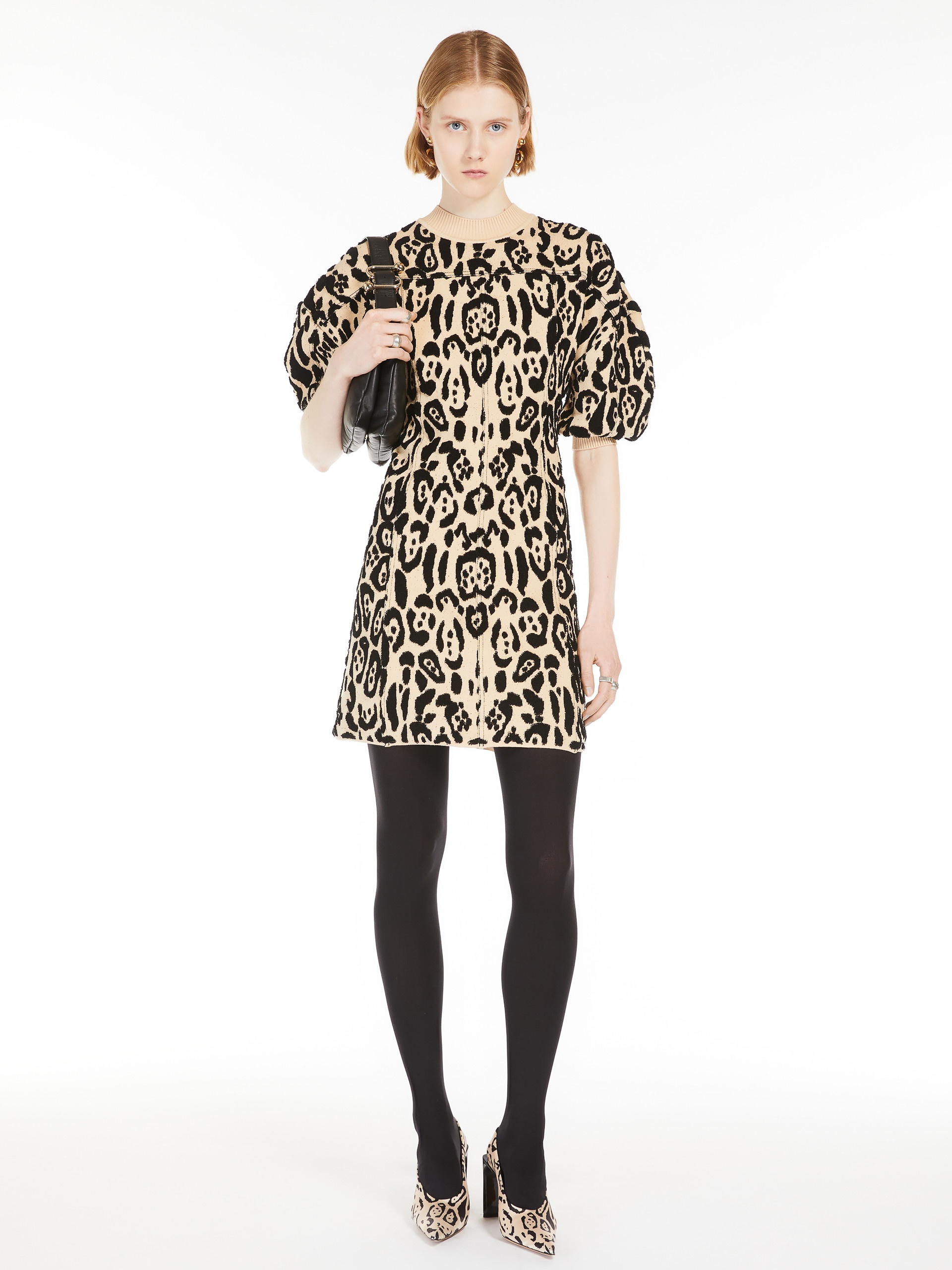 DOLMEN Animal-print terry dress - 2