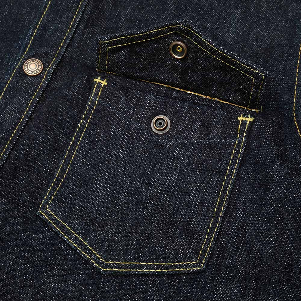 16oz Selvage C.P.O.Shirt / Indigo - IHSH-427 - 6