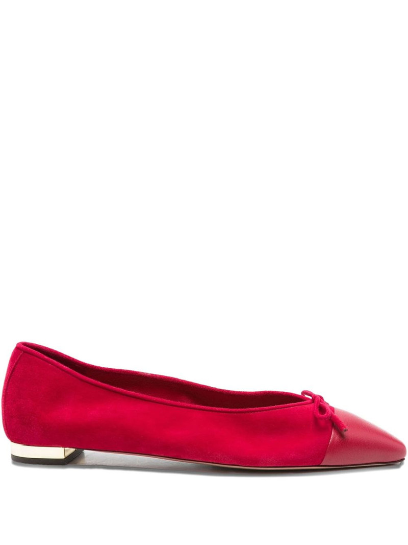 bow-detail cap-toe flats 1