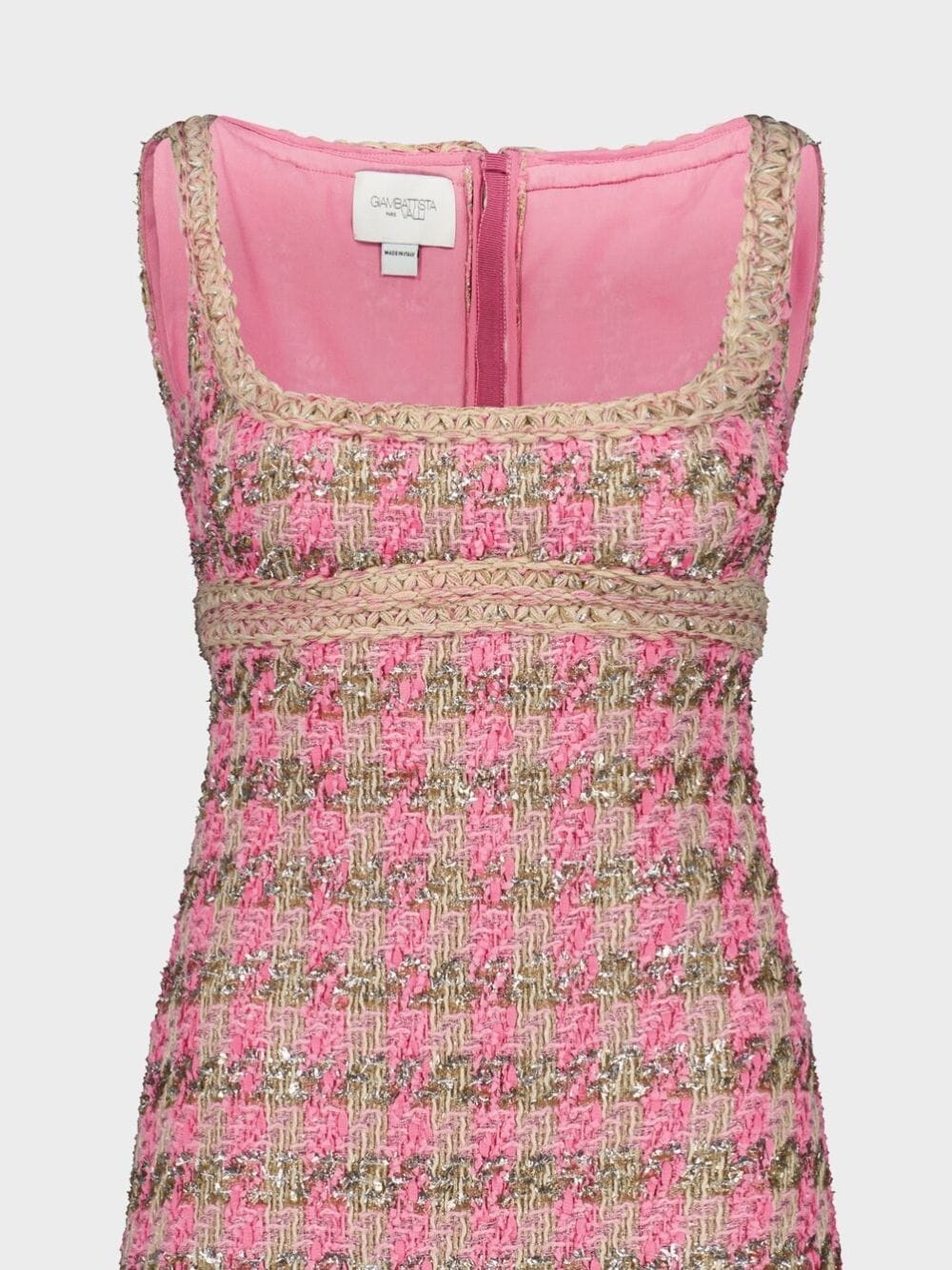 lurex tweed minidress - 2