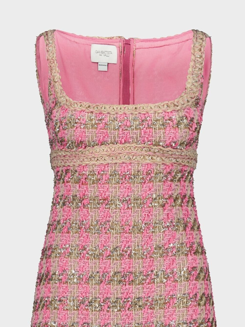 GIAMBATTISTA VALLI lurex tweed minidress outlook