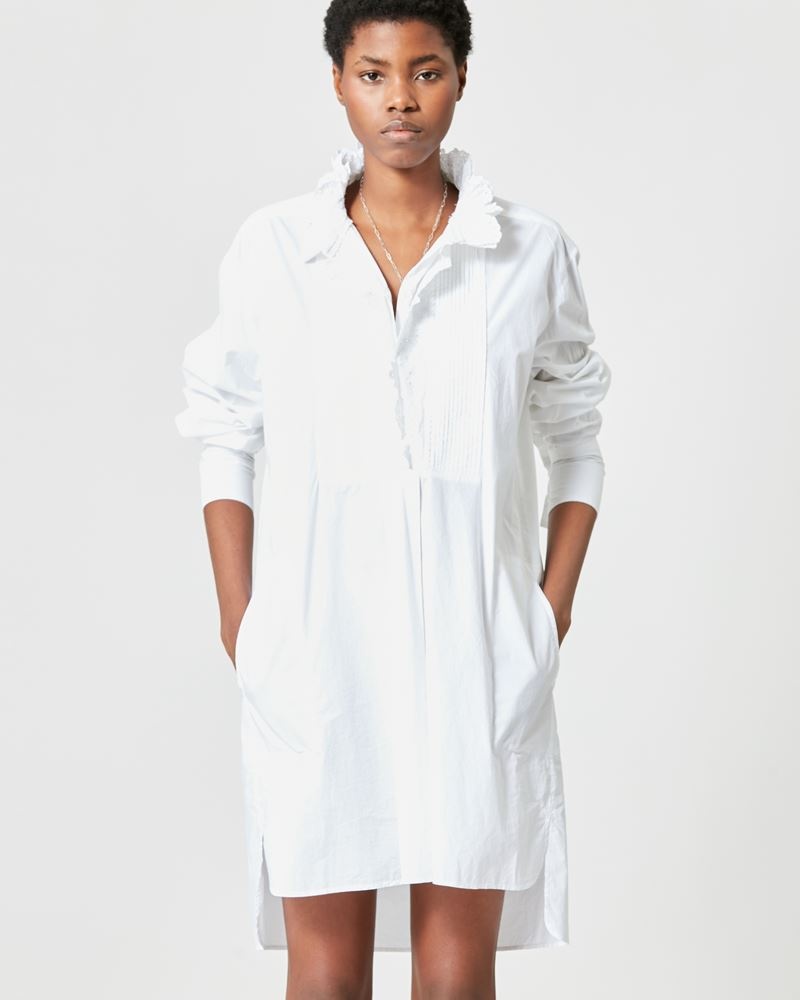CABORA EMBROIDED SHIRT-DRESS - 4