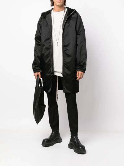 Rick Owens padded-design hooded coat outlook