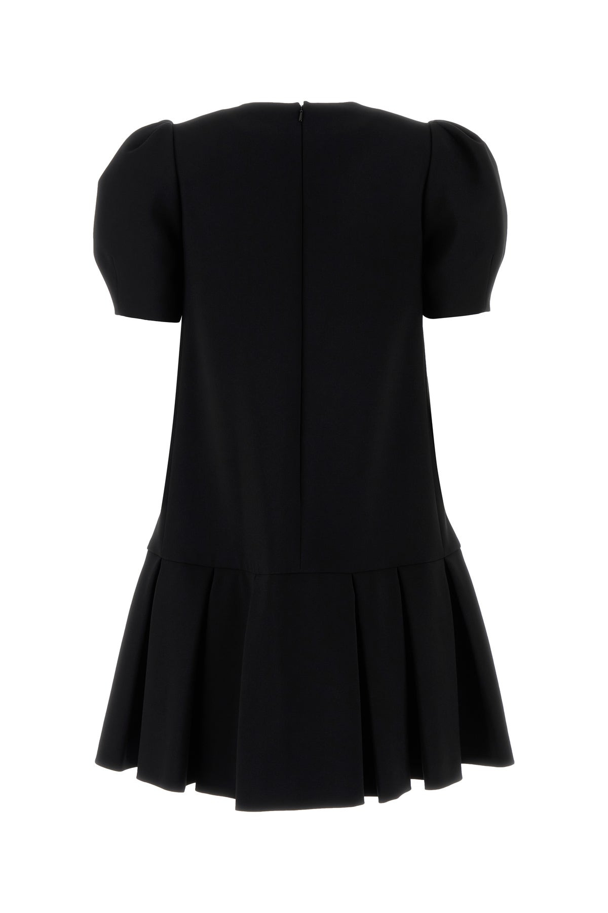 Black stretch twill dress - 2