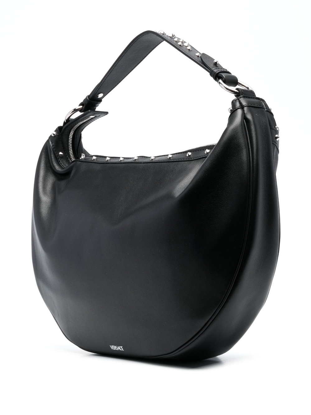 Repeat leather shoulder bag - 4