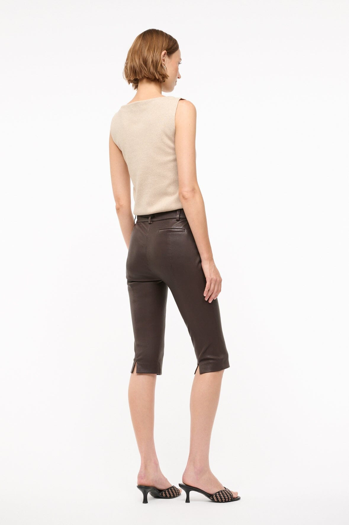 STAUD HANOVER LEATHER CAPRI TIRAMISU - 4