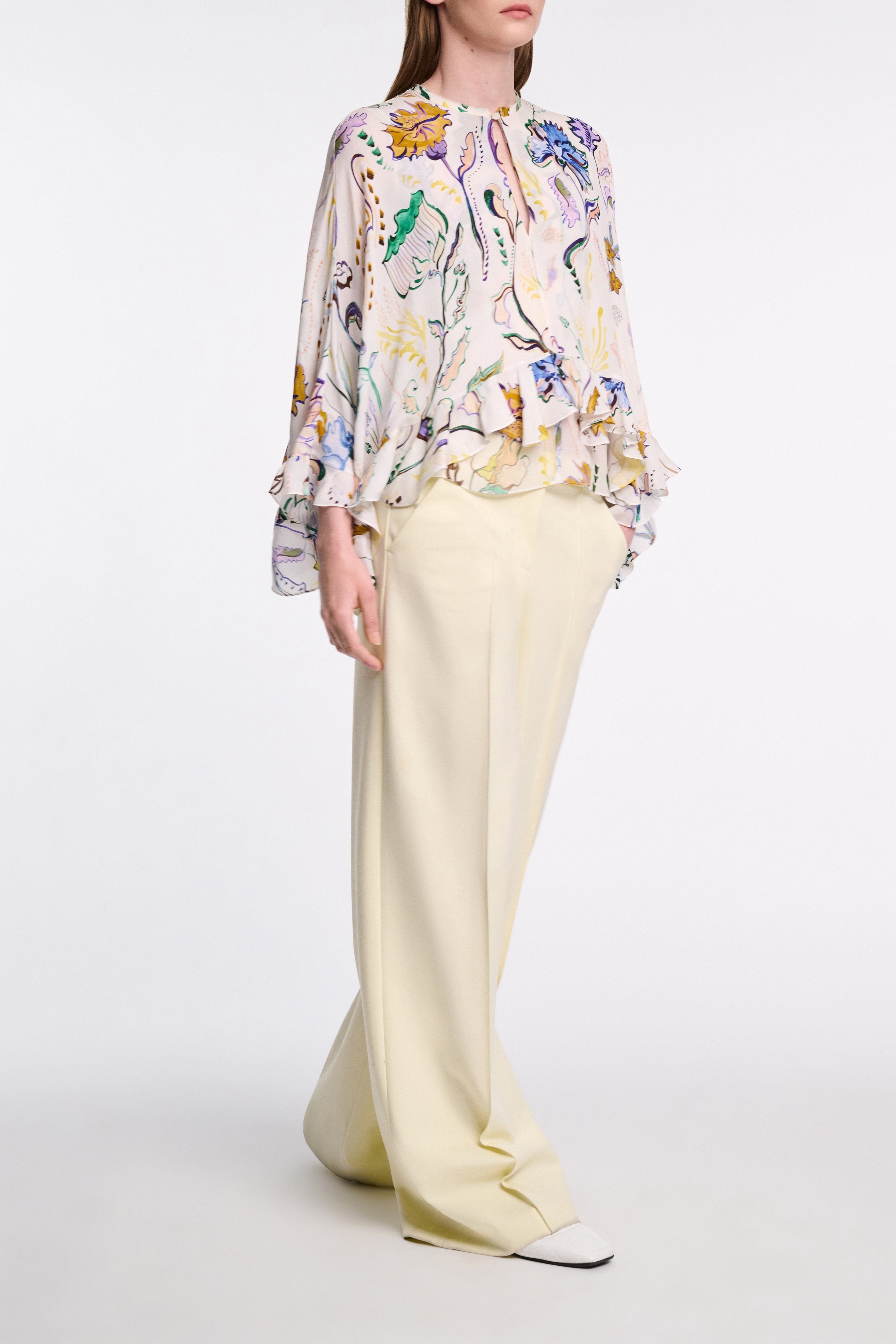 FLORAL TWIST blouse - 2