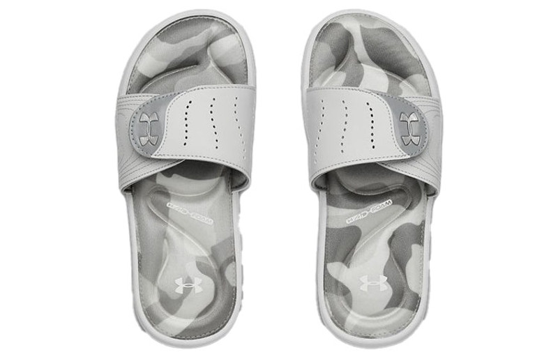 Under Armour (WMNS) Under Armour Ignite Ix Spectrum Slippers White/Grey 3022719-101 outlook