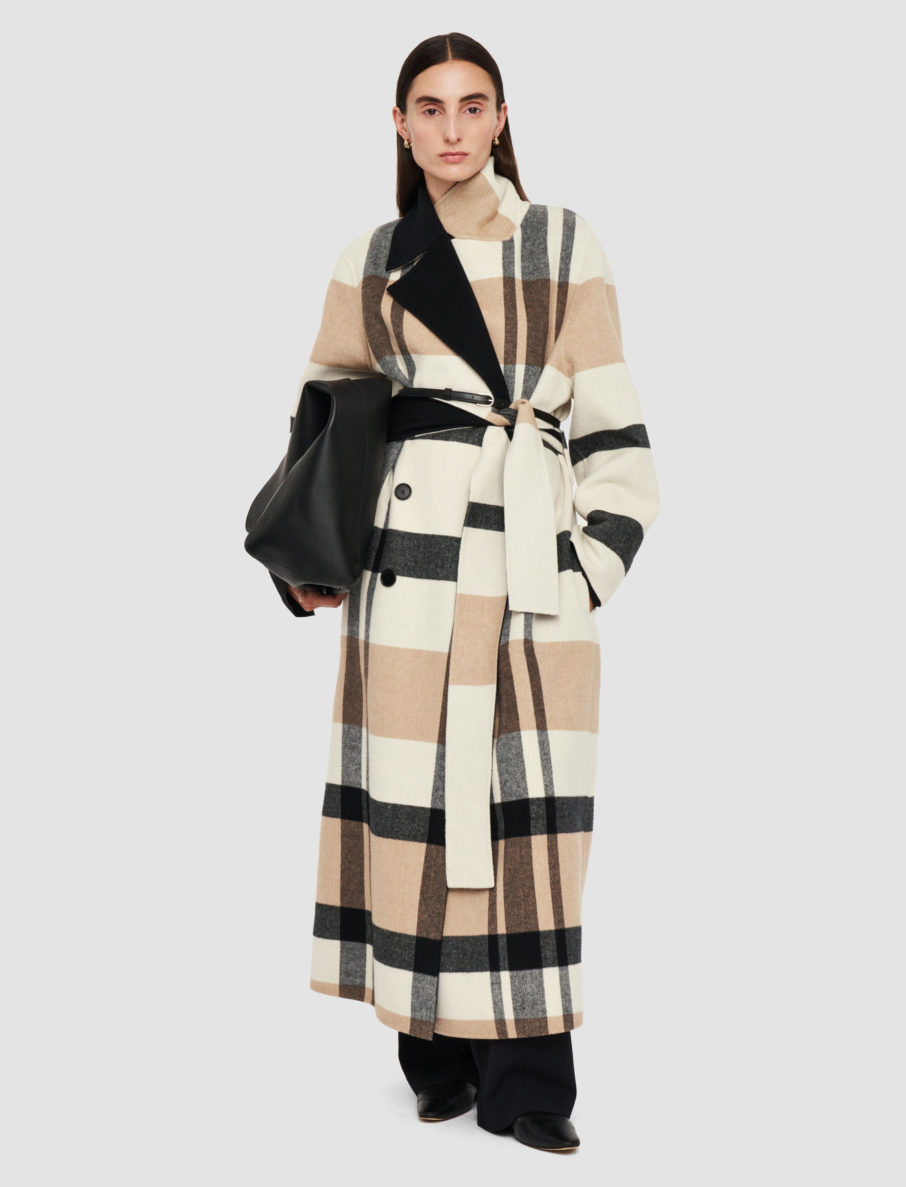 Merton Reversible Check Wool Coat - 2