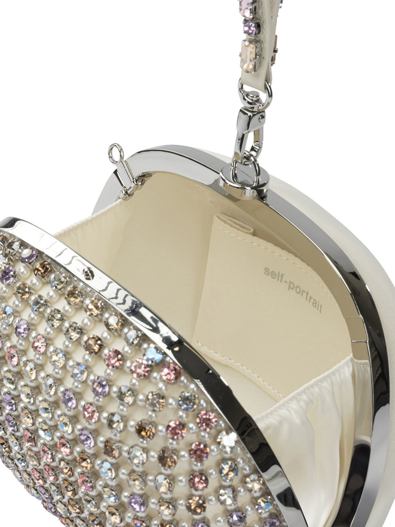 Self-Portrait Women Multi Crystal Clutch - 5