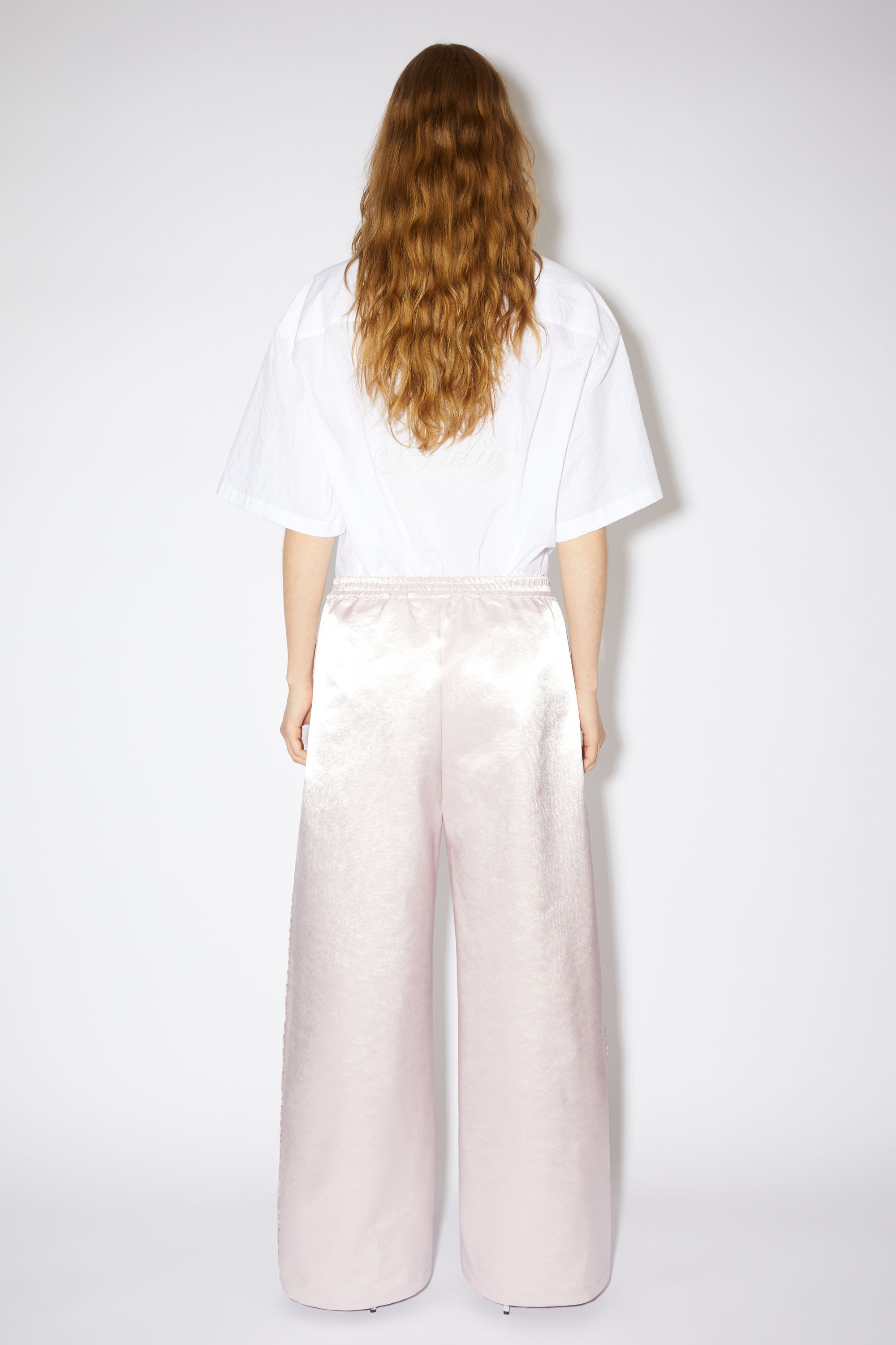 Satin trousers - Light pink - 3