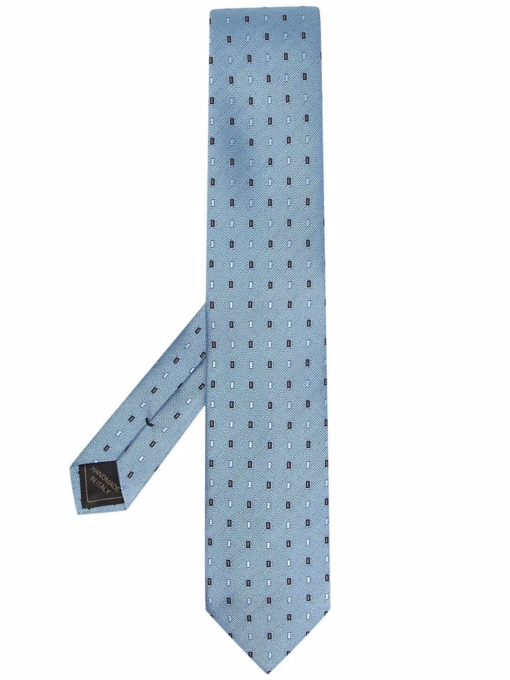 geometric-pattern tie - 1