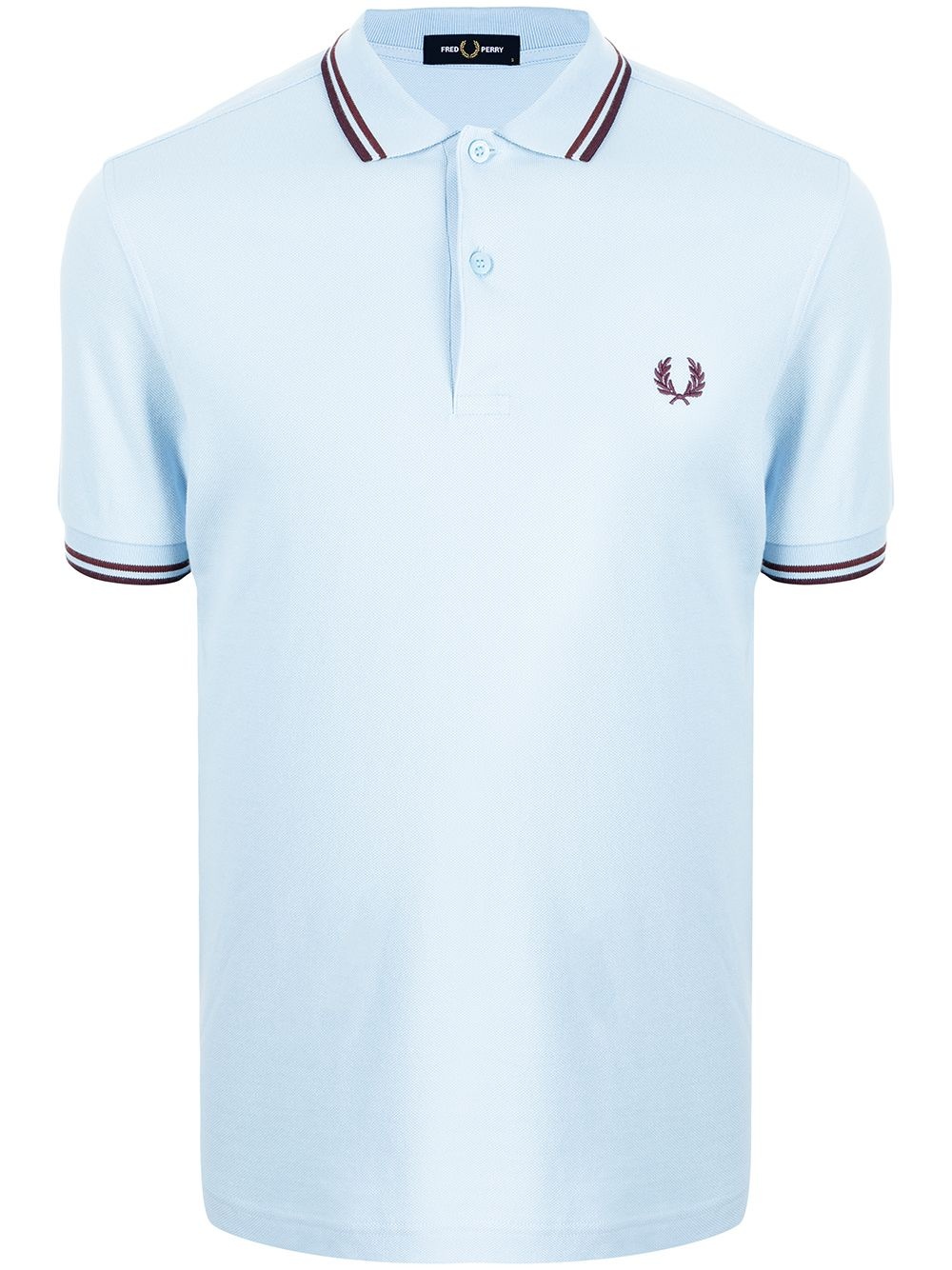 embroidered logo polo shirt - 1