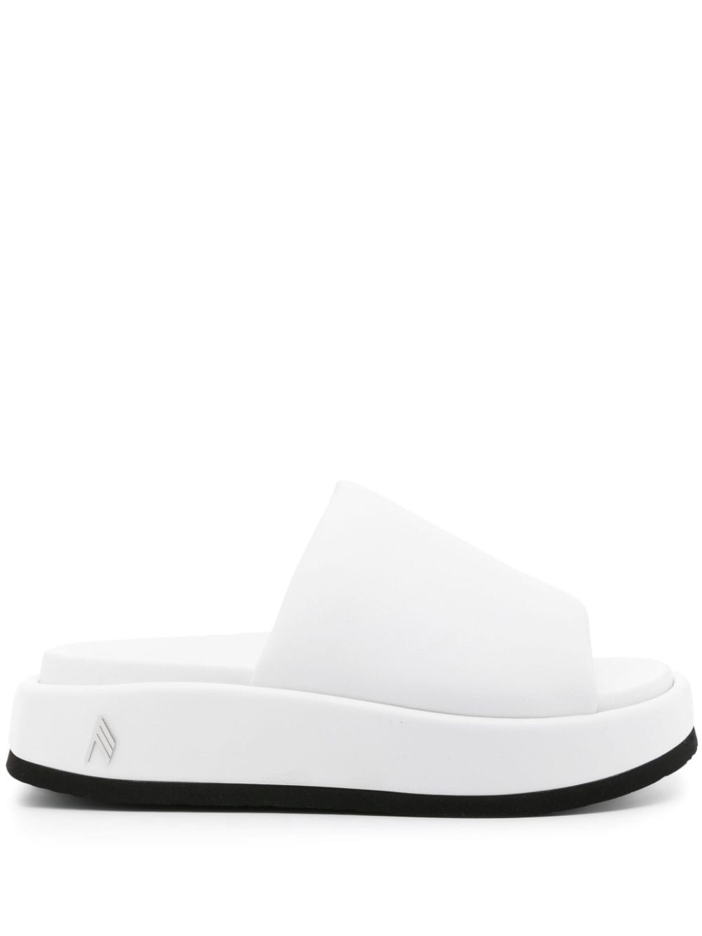 Mia leather flatform slides - 1