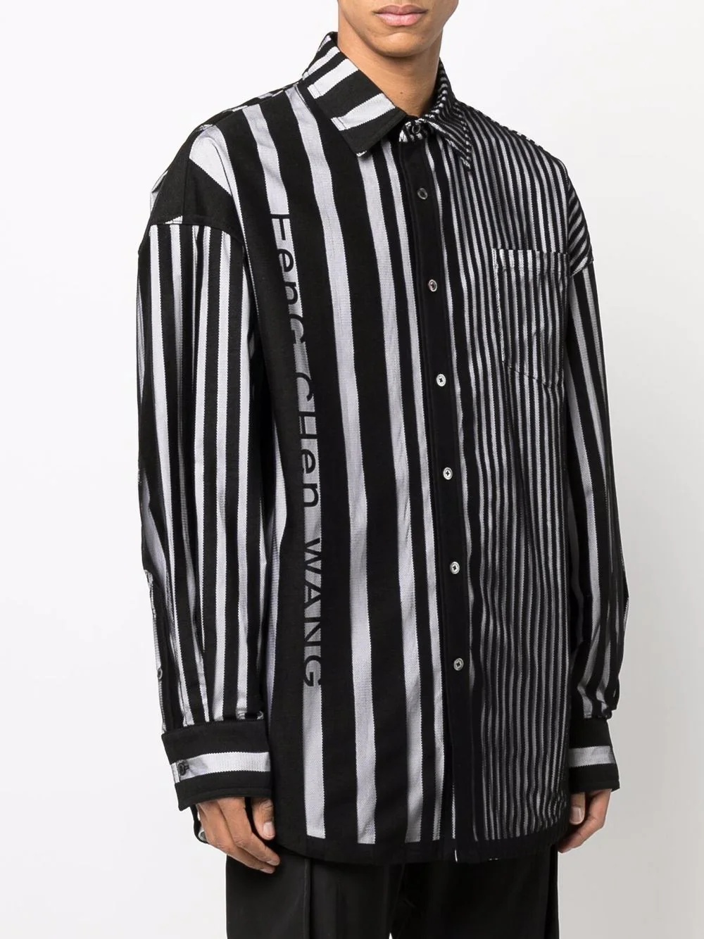 striped long-sleeve shirt - 3