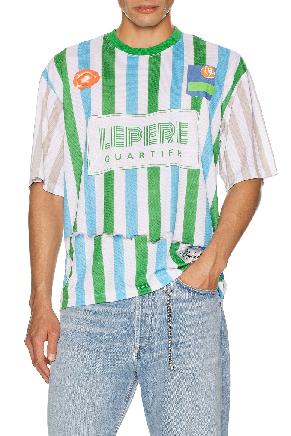 Le Pre LPFC Mesh Tee in Multi - 3