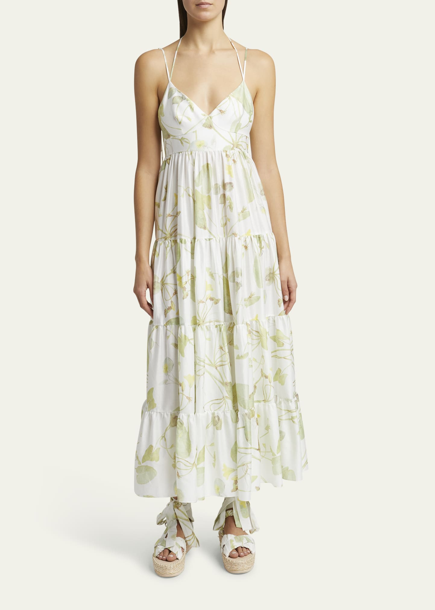 Strappy Fit-&-Flare Maxi Dress - 2