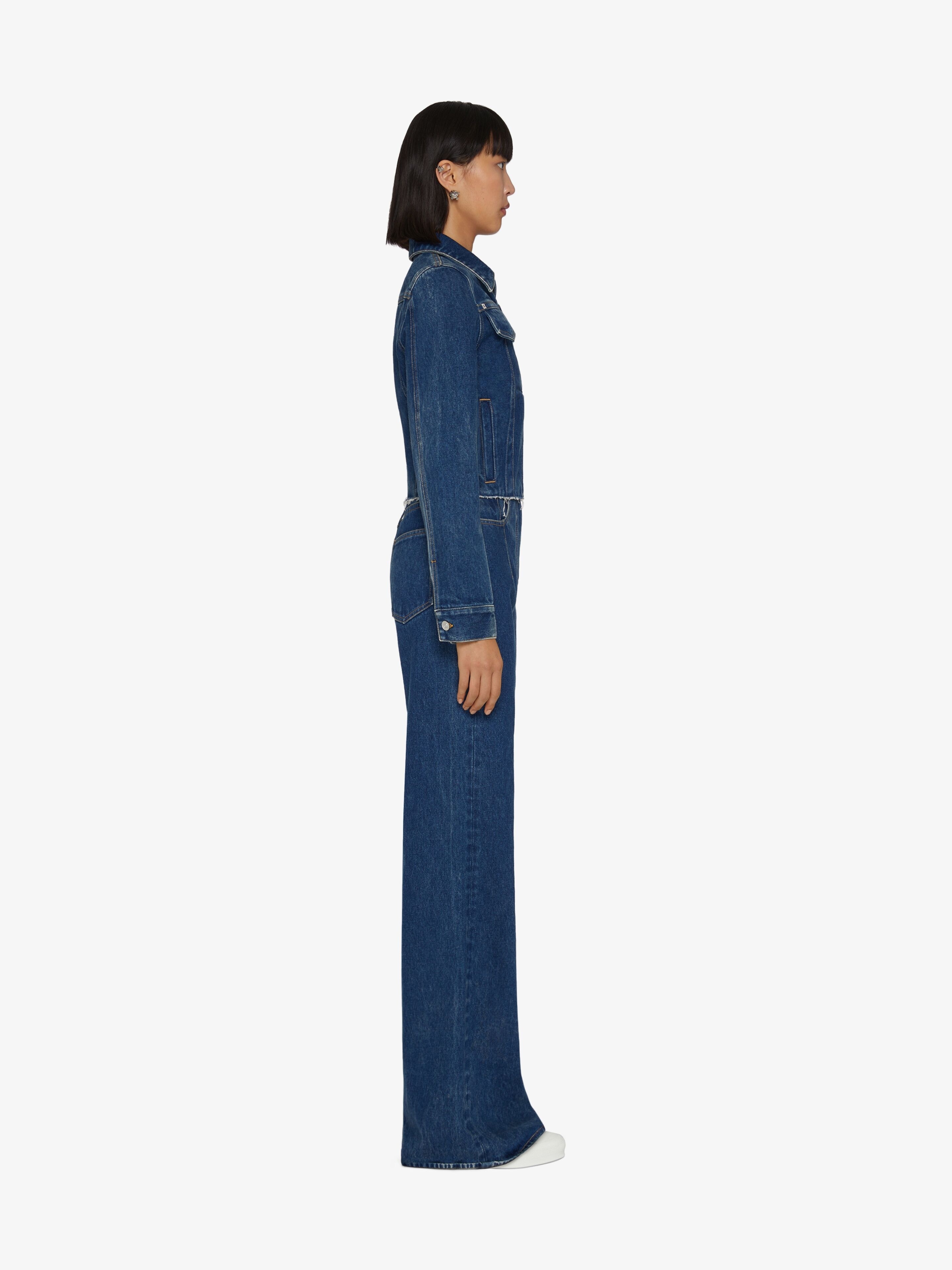 WIDE FIT PANTS IN DENIM - 3