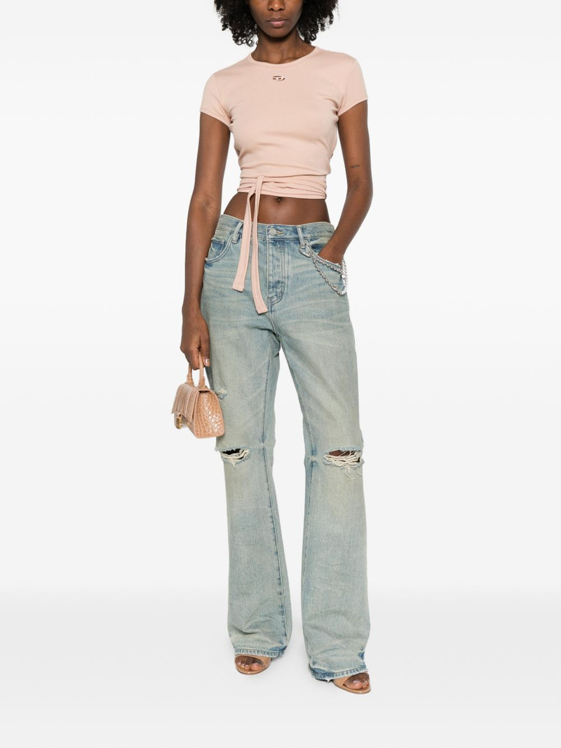 Diesel T-Bunny-Tail-R1 wrap-tie T-shirt outlook