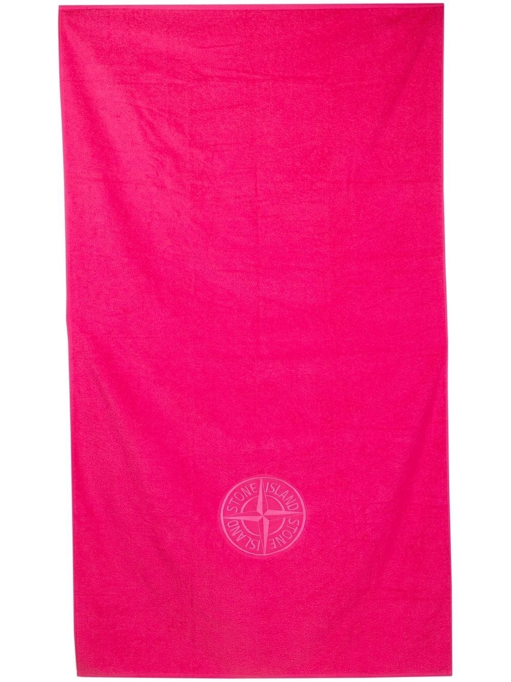 logo-embroidered beach towel - 3