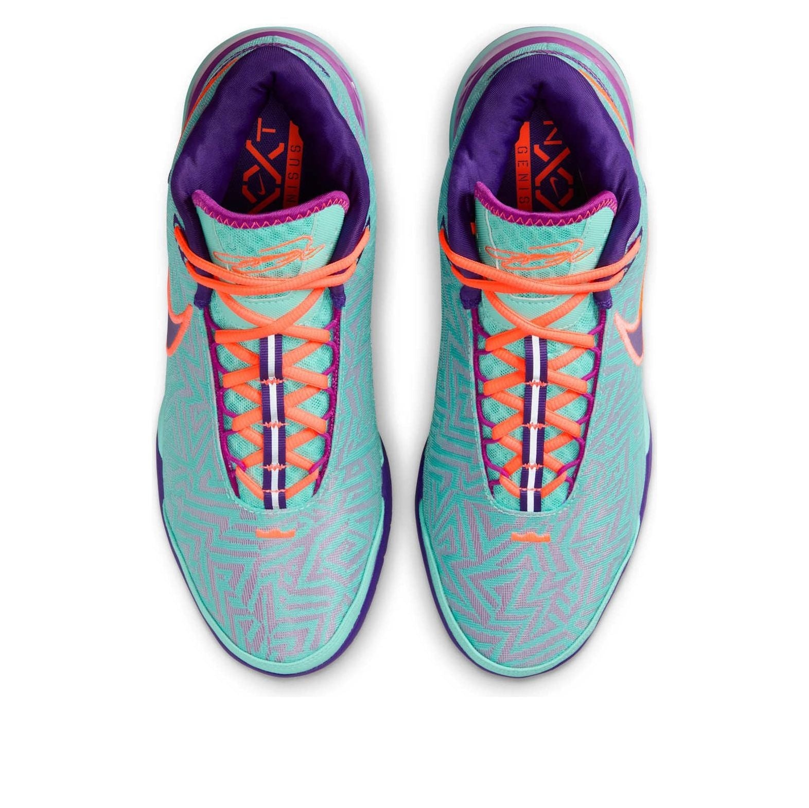 Nike Zoom LeBron NXXT Genisus EP 'Hyper Turquoise Court Purple Mango' HF0711-300 - 4