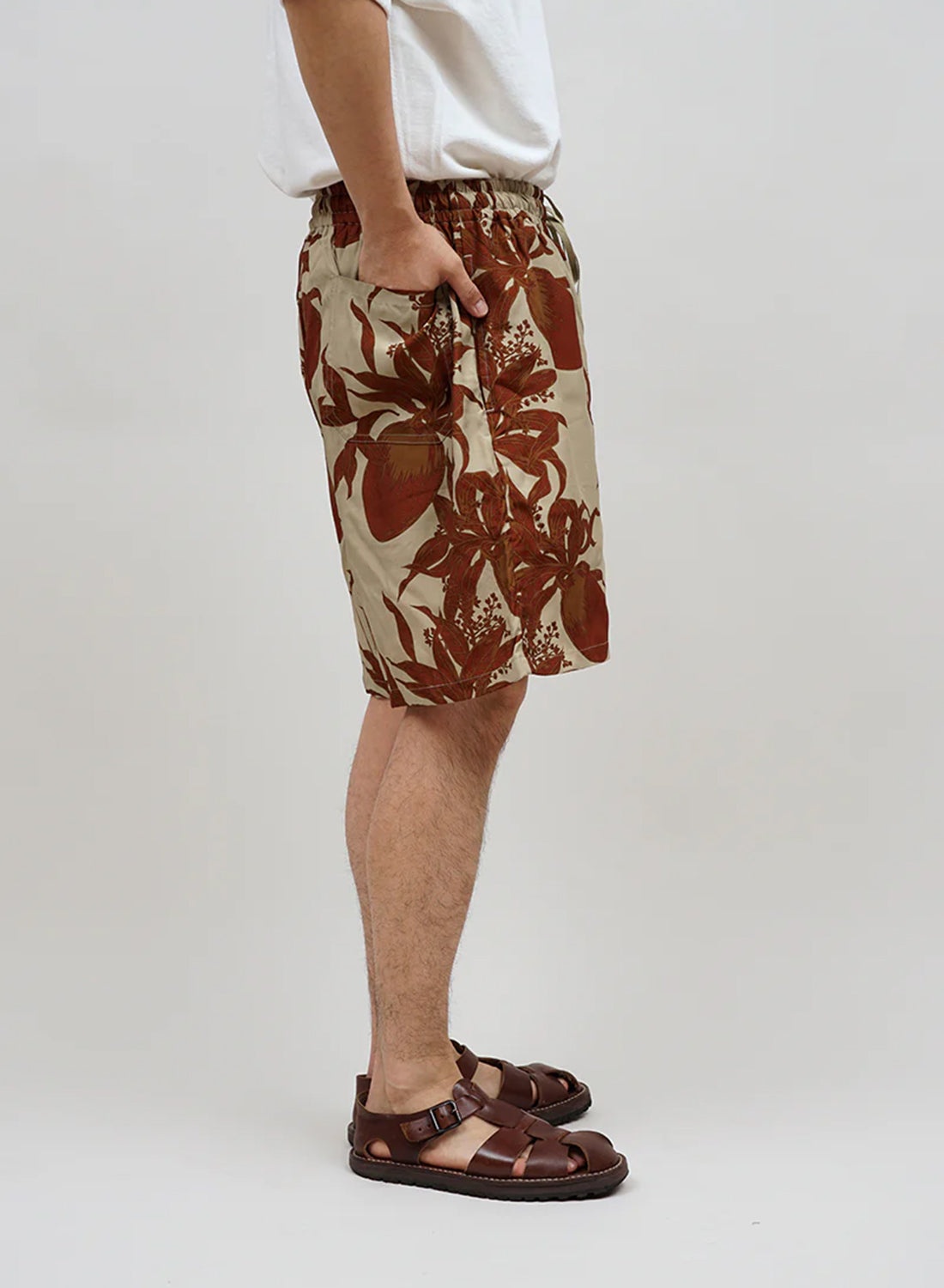 Utility Short Bihar Mango in Beige - 4