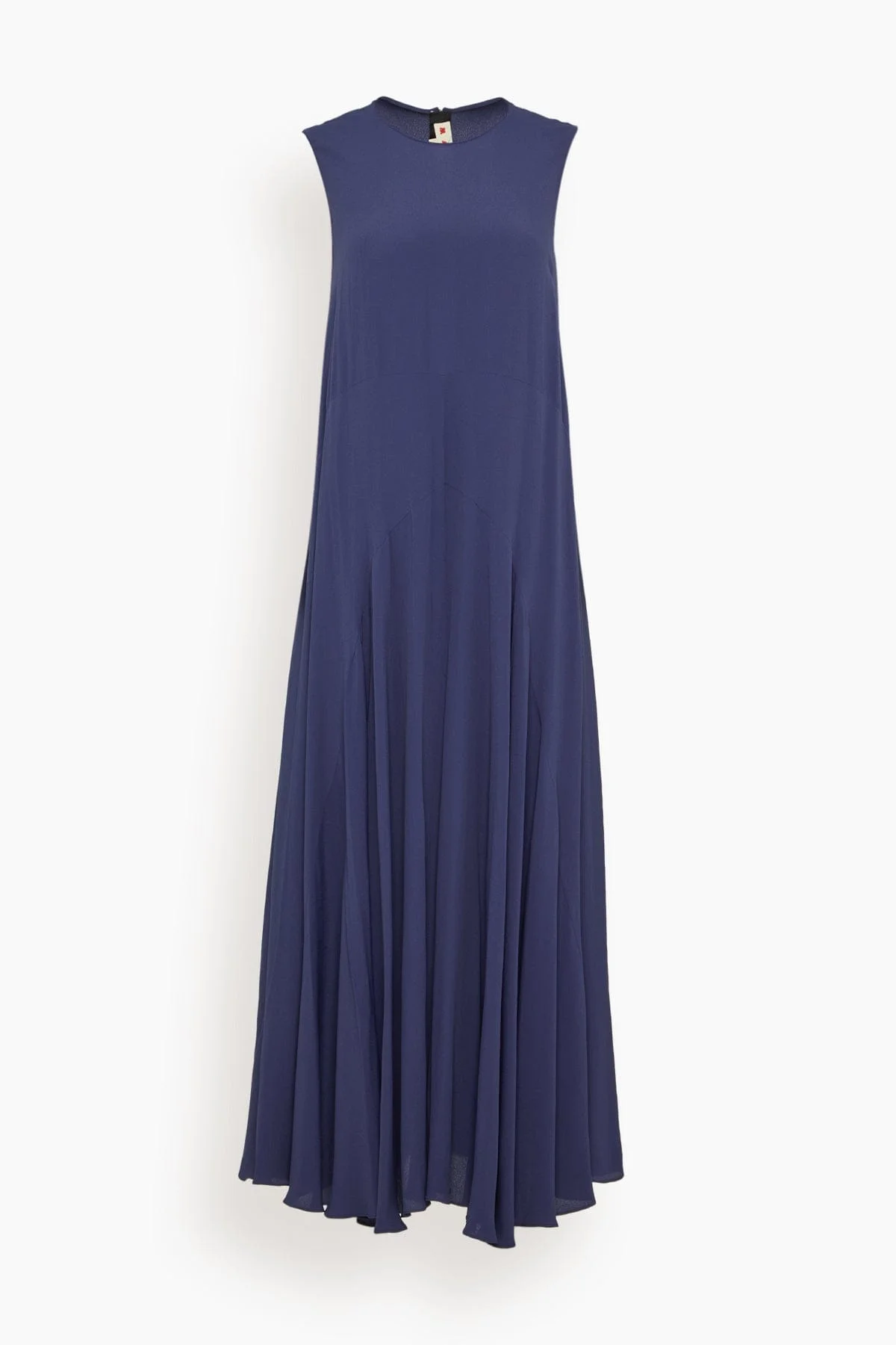 Sleeveless Long Dress in Light Navy - 1