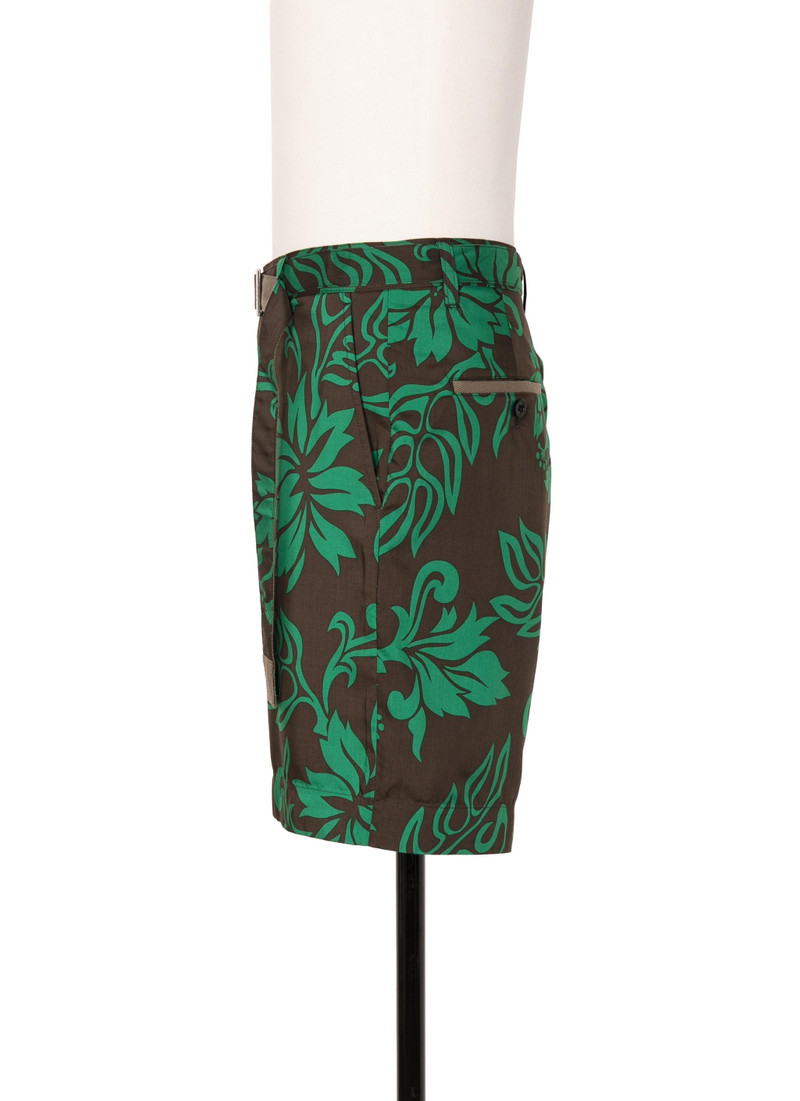sacai Floral Print Shorts outlook