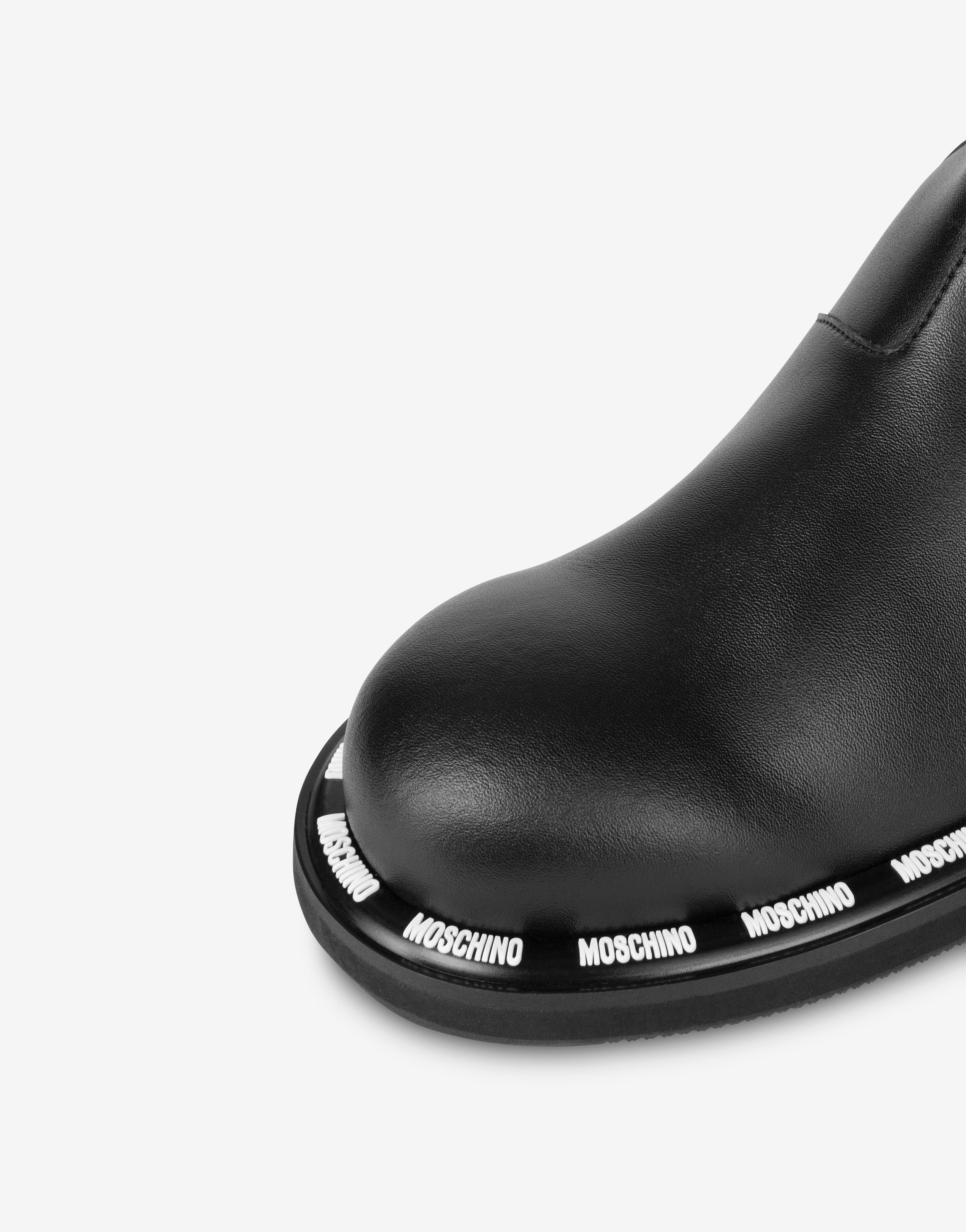 MOSCHINO LABEL CHELSEA BOOTS - 4